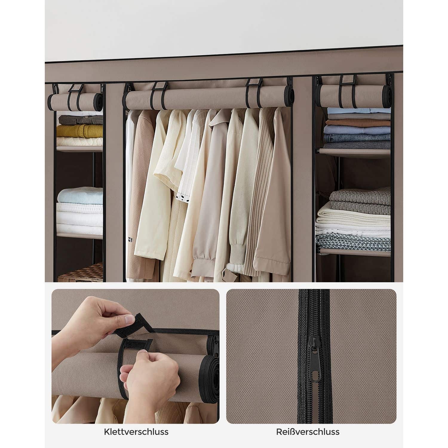 Faltschrank mit Kleiderstange-LSF003R02 Faltschrank mit Kleiderstange-LSF003R02