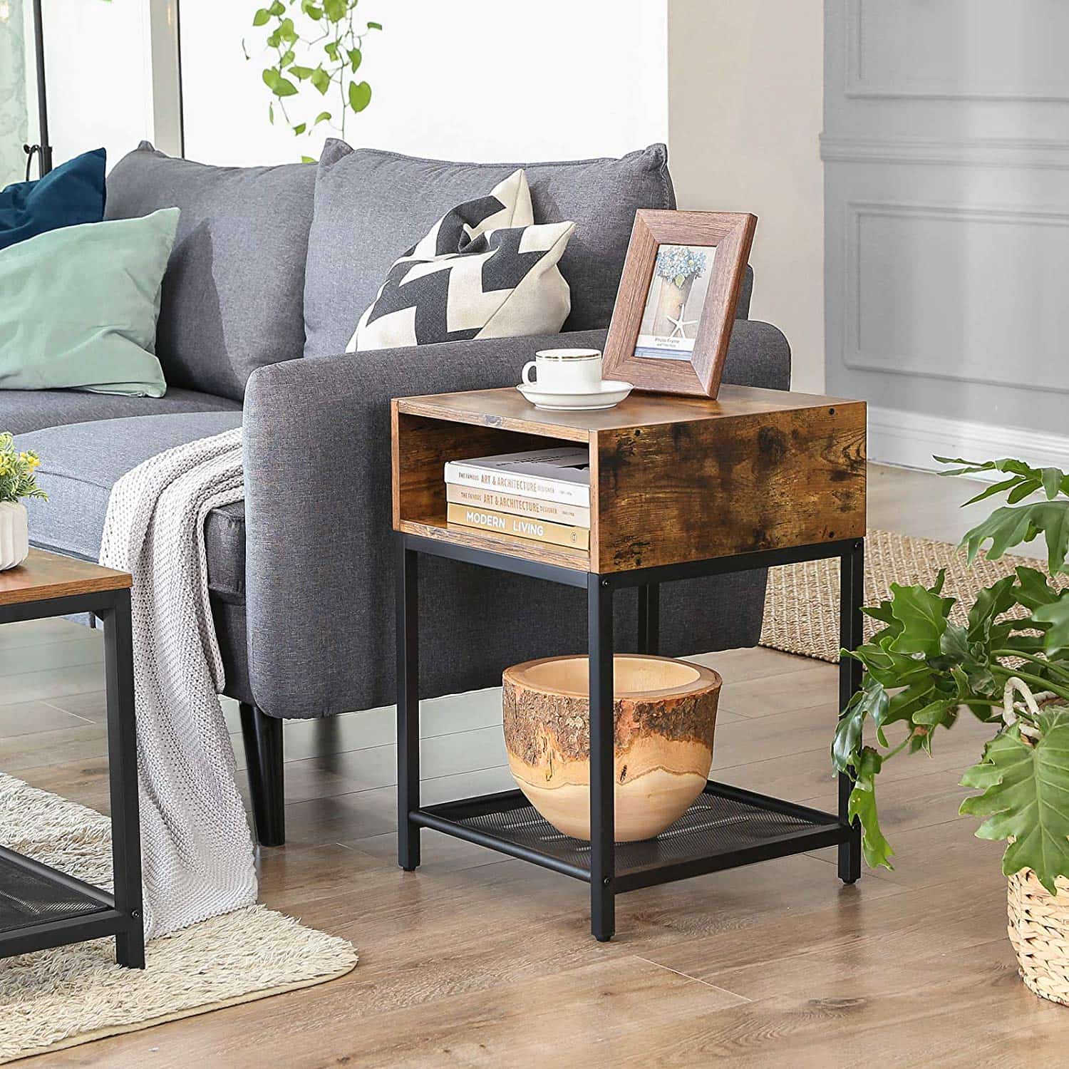 Open-Compartment-Nightstand-LET46X-3KyzPHTNAuwZuT Beistelltisch mit Fach Industrie-Design