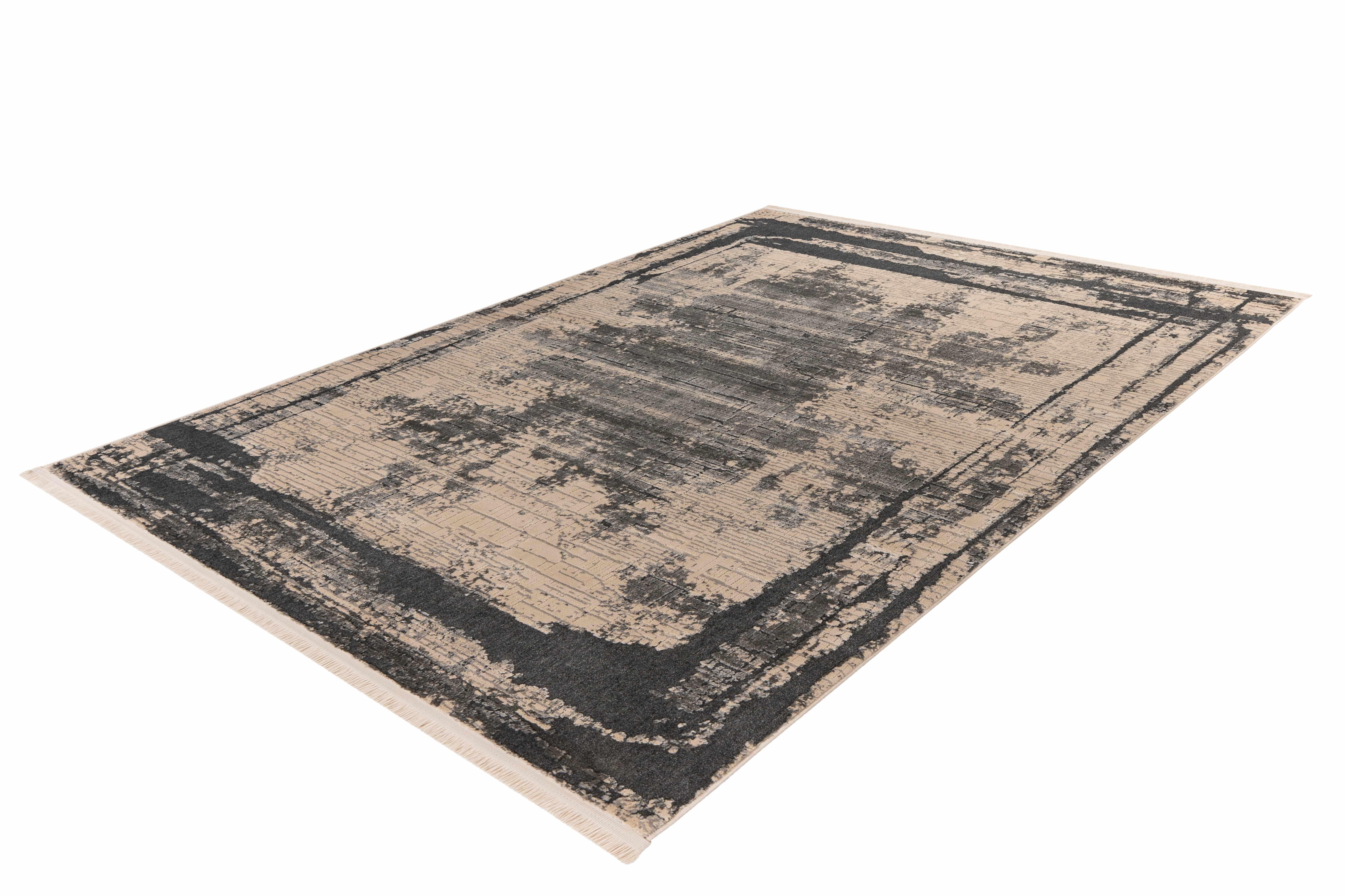 Teppich Adela 225 Grau 80 x 150 cm | Kurzflor-Teppich