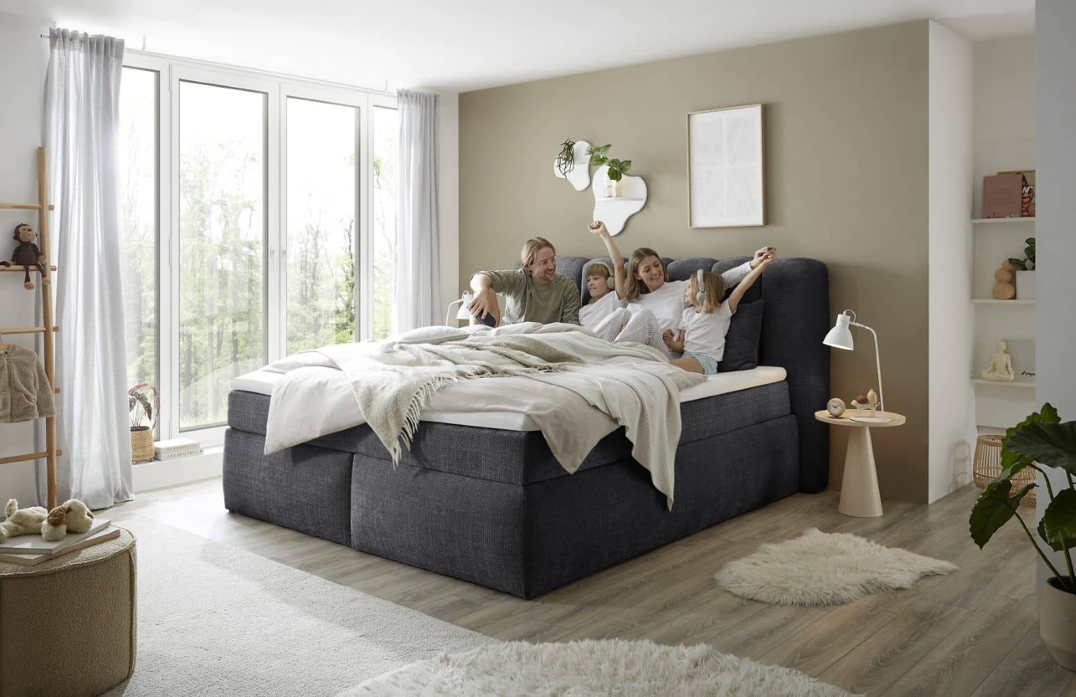 Boxspringbett Gibsons 180x200 cm | 200x200 cm Cremona – Ed Exciting Design