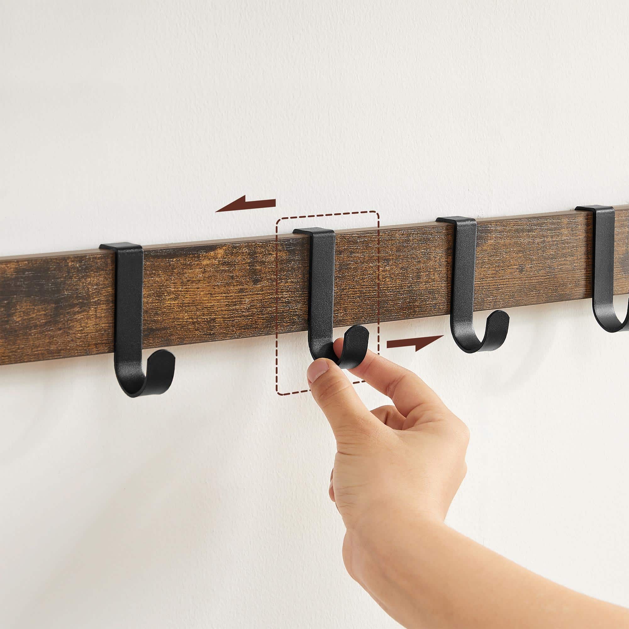 Wandgarderobe mit Ablage Industriestil-B34LCR101B01 Wandgarderobe mit Ablage Industriestil-B34LCR101B01
