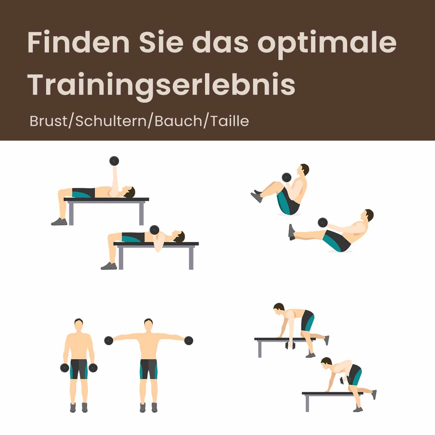 2-in-1-Hanteln, Hantelset mit Verbindungsstahlrohr, 2 x 15 kg, tintenschwarz 2-in-1-Hanteln, Hantelset mit Verbindungsstahlrohr, 2 x 15 kg, tintenschwarz