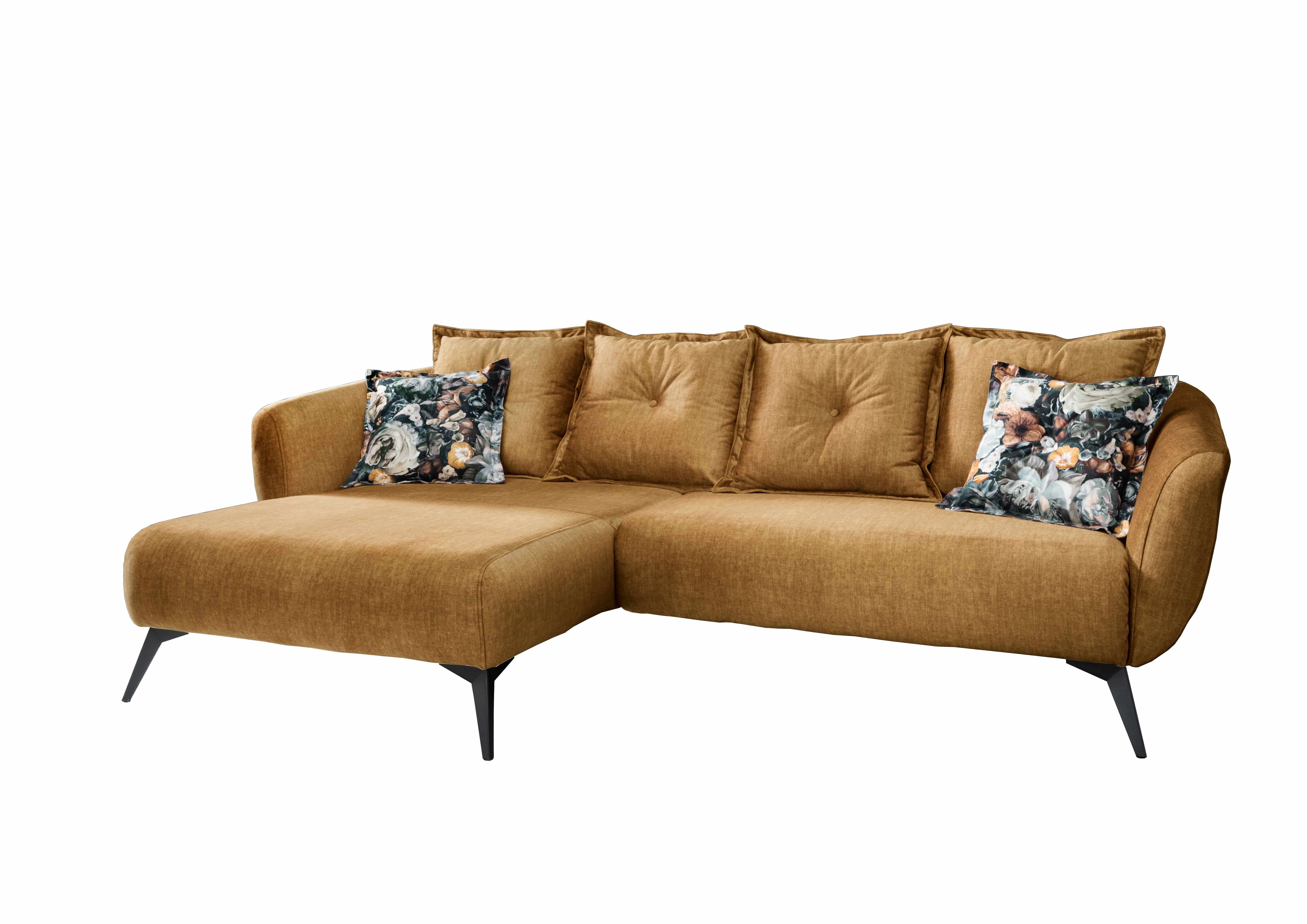 Benformato Ecksofa Baggio Tessuto Mikrofaser Gelb 1