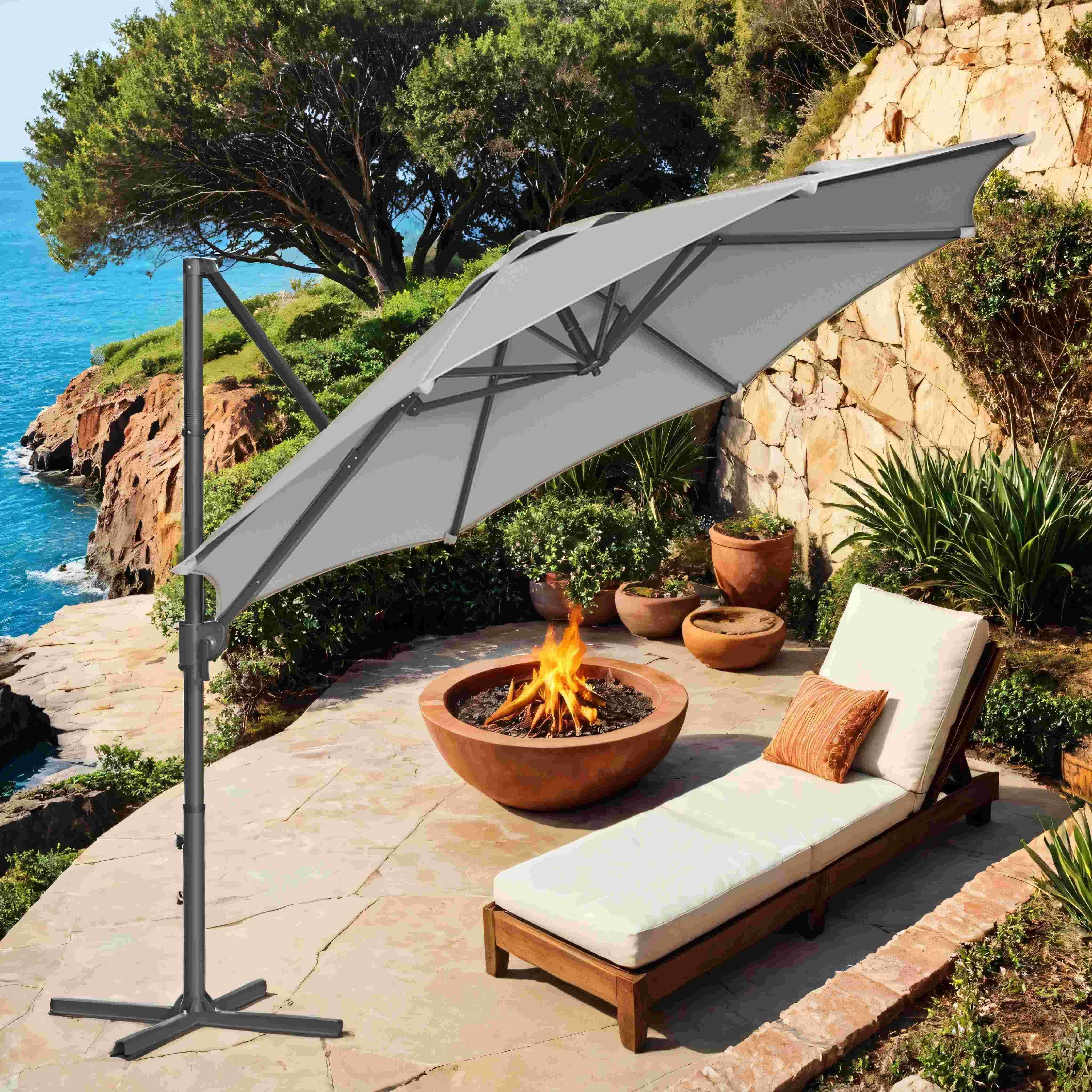 Sonnenschirm, Ampelschirm, 300 cm Sonnenschirm, Ampelschirm, 300 cm