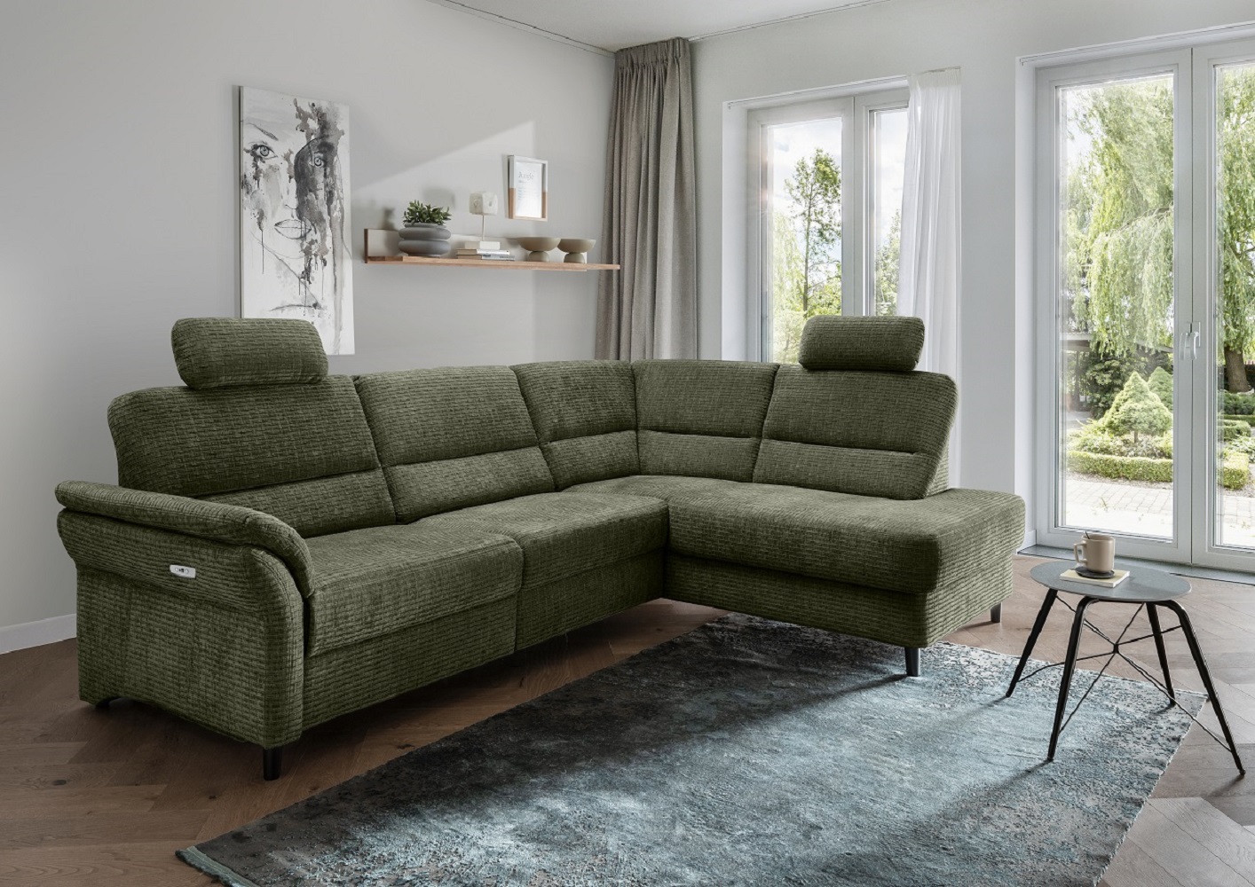 Das Ecksofa Cavoli mit elektronischer Relaxfunktion – Benformato