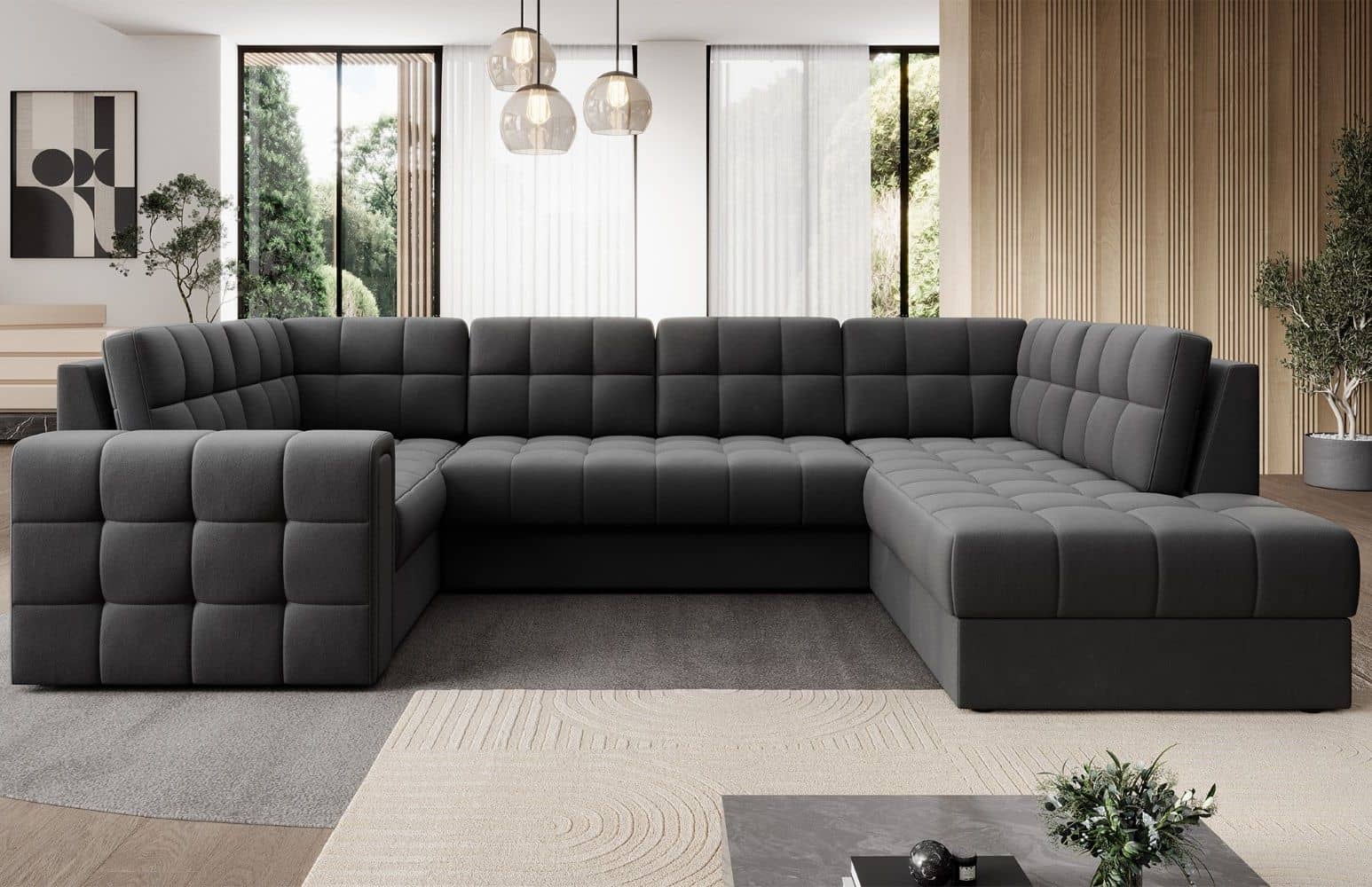 Wohnlandschaft Blewett Sola mit Schlaffunktion von Eltap