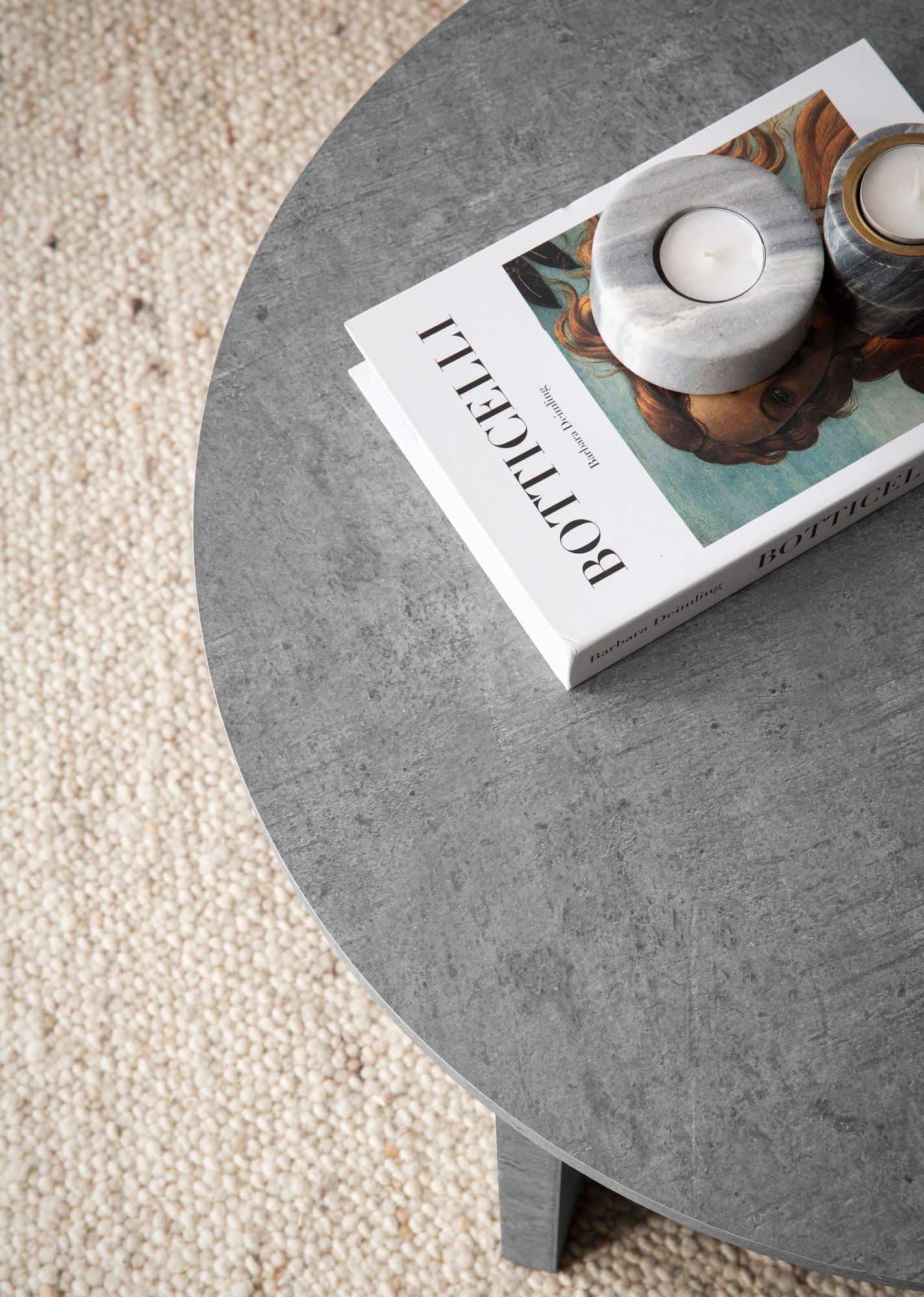 Couchtisch 60x60x33 cm Grau Sofatisch in Beton-Optik Modern Couchtisch 60x60x33 cm Grau Sofatisch in Beton-Optik Modern