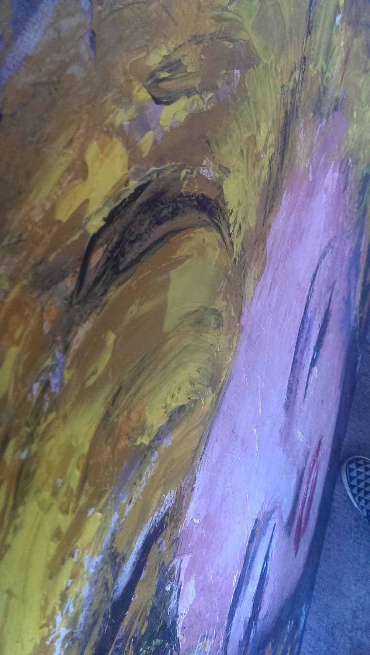 Öl-Wandbild Fame 120cm x 120cm Öl-Wandbild Fame 120cm x 120cm