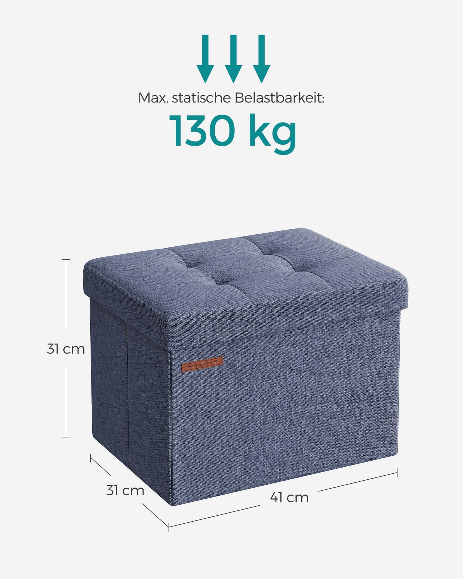 Sitzbank mit Stauraum helldenimblau-LSF102Q01 Sitzbank mit Stauraum helldenimblau-LSF102Q01