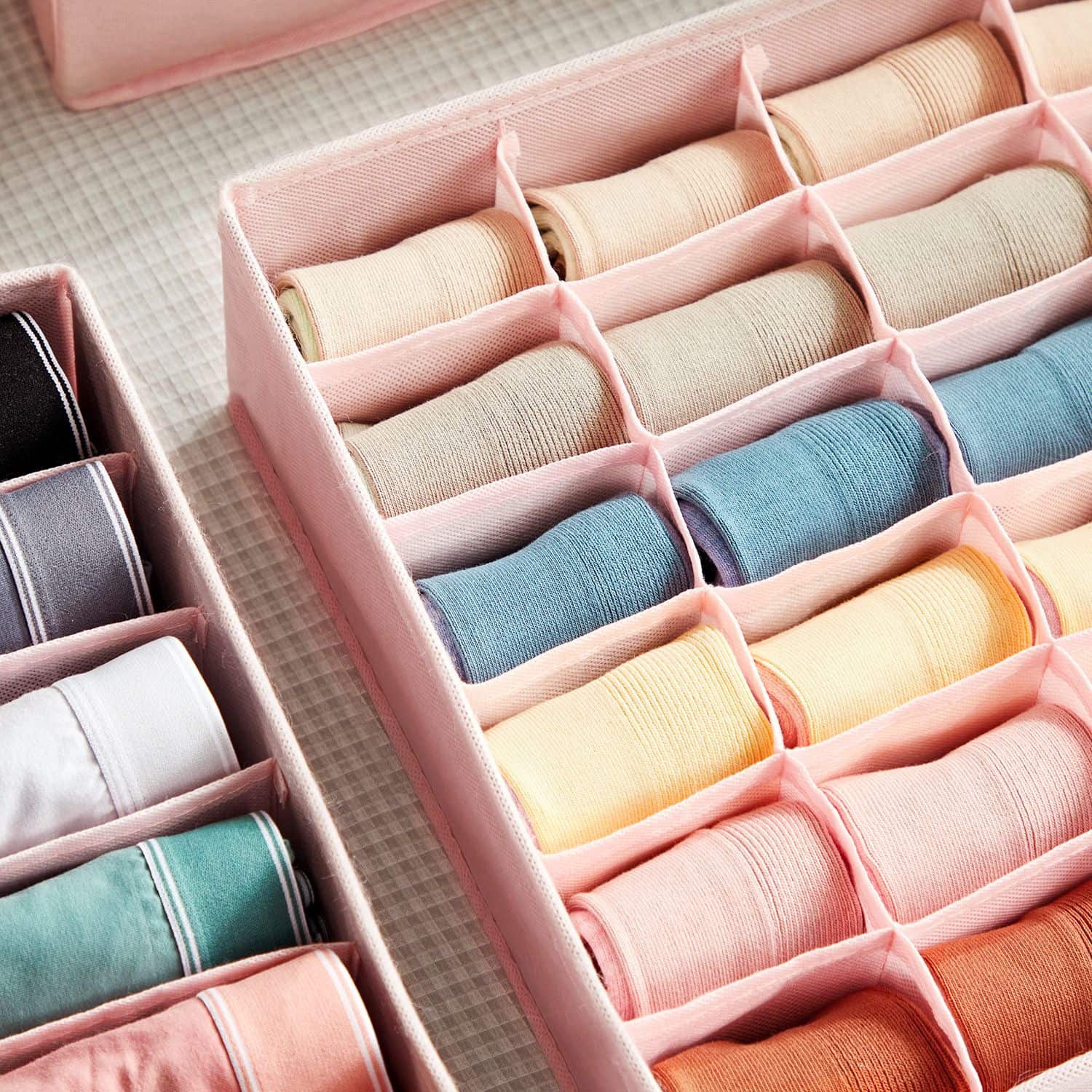 Unterwäsche-Organizer für BHs rosa-RUS008P01 Unterwäsche-Organizer für BHs rosa-RUS008P01