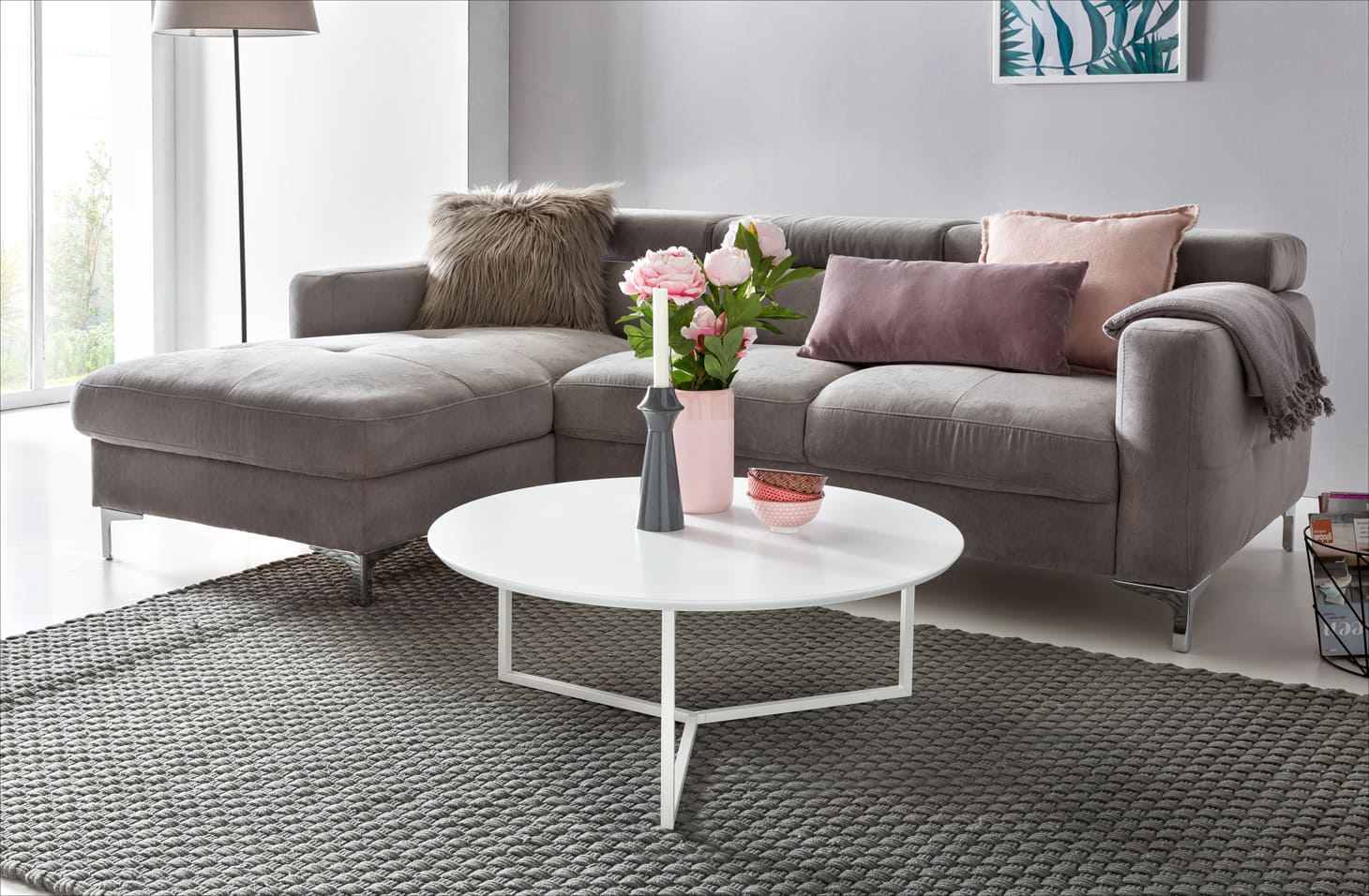 44900-WOHNLING-Design-Couchtisch-MDF-Holz-weiss-m_6 Wohnling Couchtisch MONOBLOC Ø 80 cm – Weiß Matt