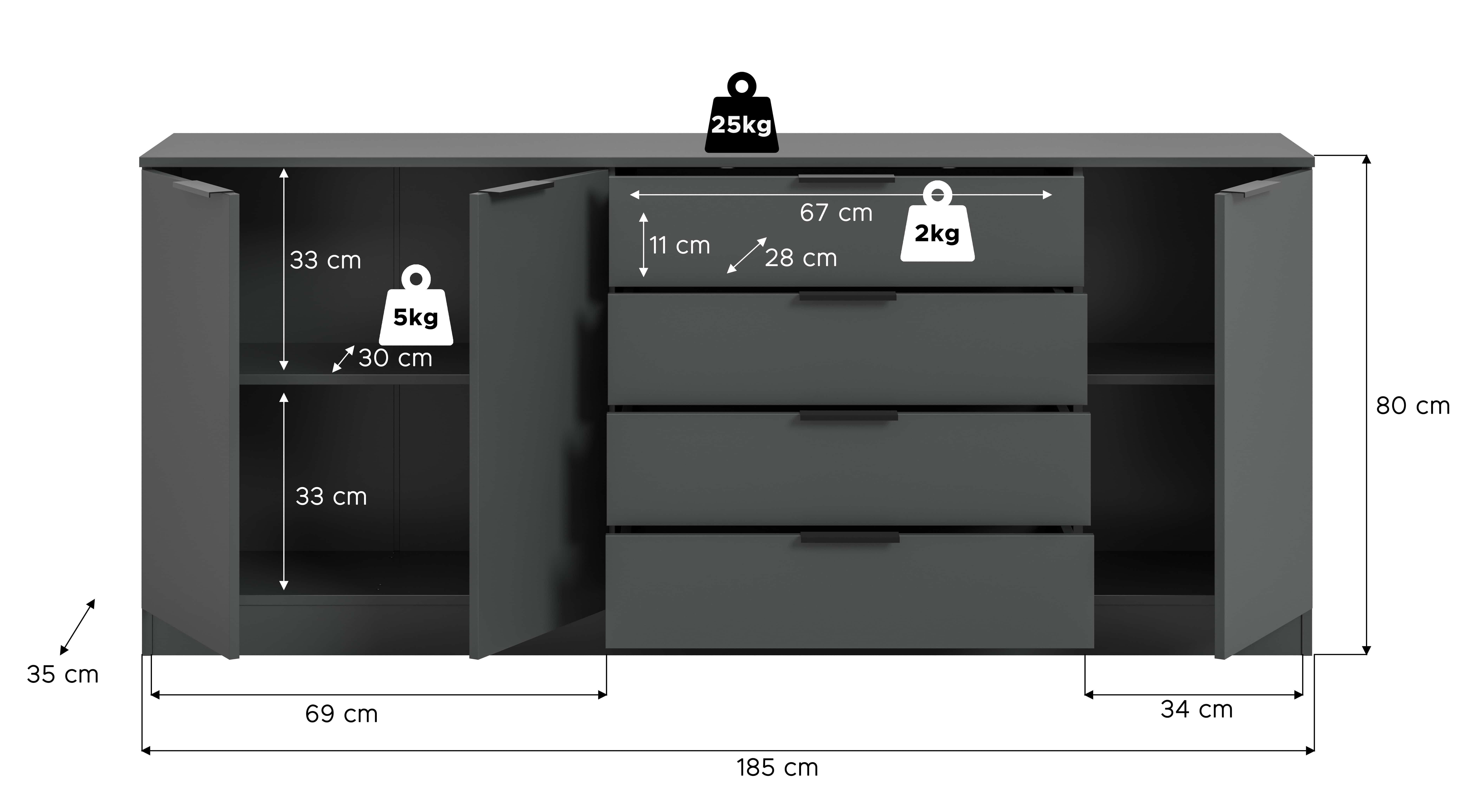 Kopenhagen Kommode Kopenhagen Kommode