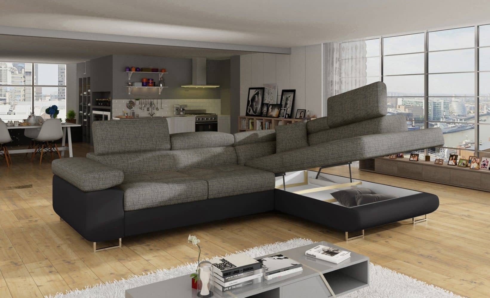 Sofa Anton Ecksofa – Eltap mit Schlaffunktion Sofa Anton Ecksofa – Eltap mit Schlaffunktion