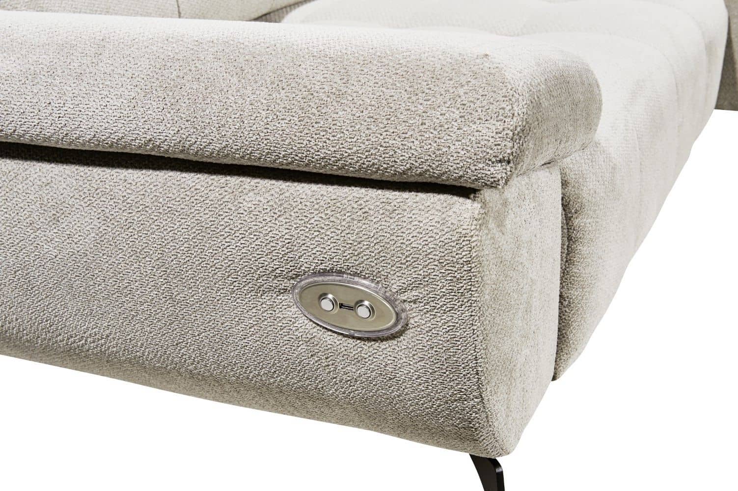 ED Exciting Design Sofa Trogir mit elektrischer Sitztiefe | Mikrofaser Vinci ED Exciting Design Sofa Trogir mit elektrischer Sitztiefe | Mikrofaser Vinci