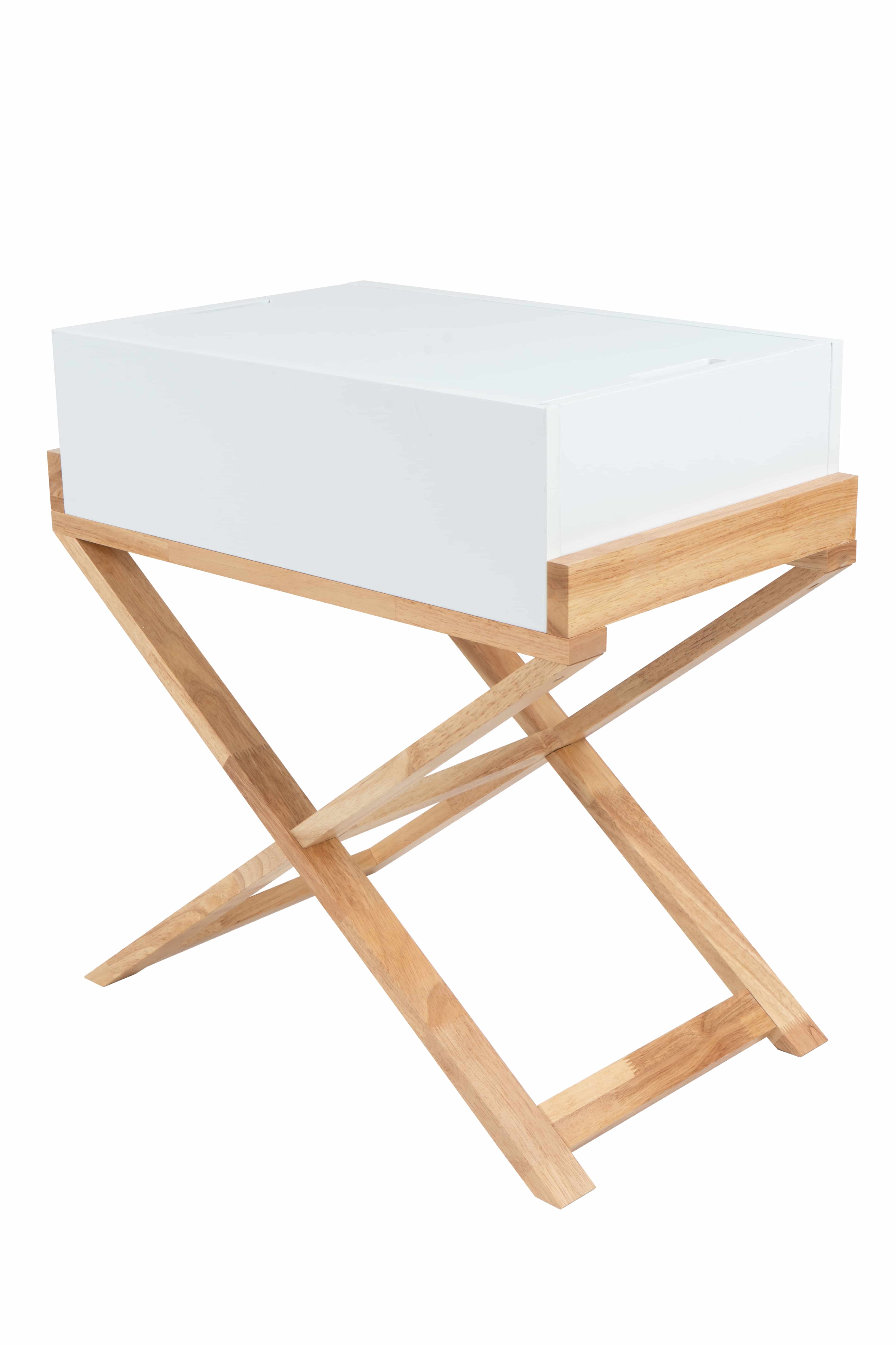 Schränkchen Valerie 410 Weiß / Natural Schränkchen Valerie 410 Weiß / Natural