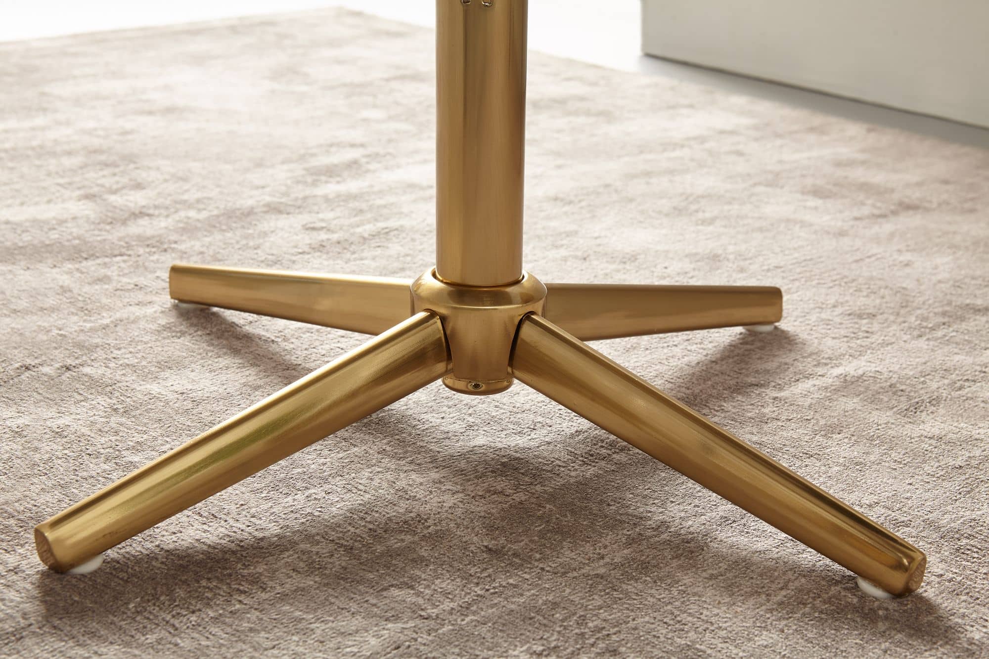 57496-Wohnling-Drehstuhl-Samt-Dunkelblau-WL6-307-WL6-307_5 Schreibtischstuhl Dunkelblau Samt Design Drehstuhl mit Lehne