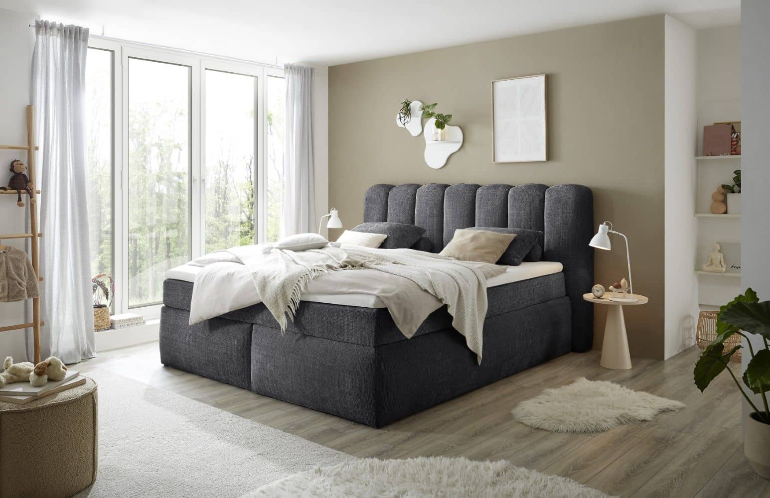 Boxspringbett Gibsons 180x200 cm | 200x200 cm Cremona – Ed Exciting Design Boxspringbett Gibsons 180x200 cm | 200x200 cm Cremona – Ed Exciting Design