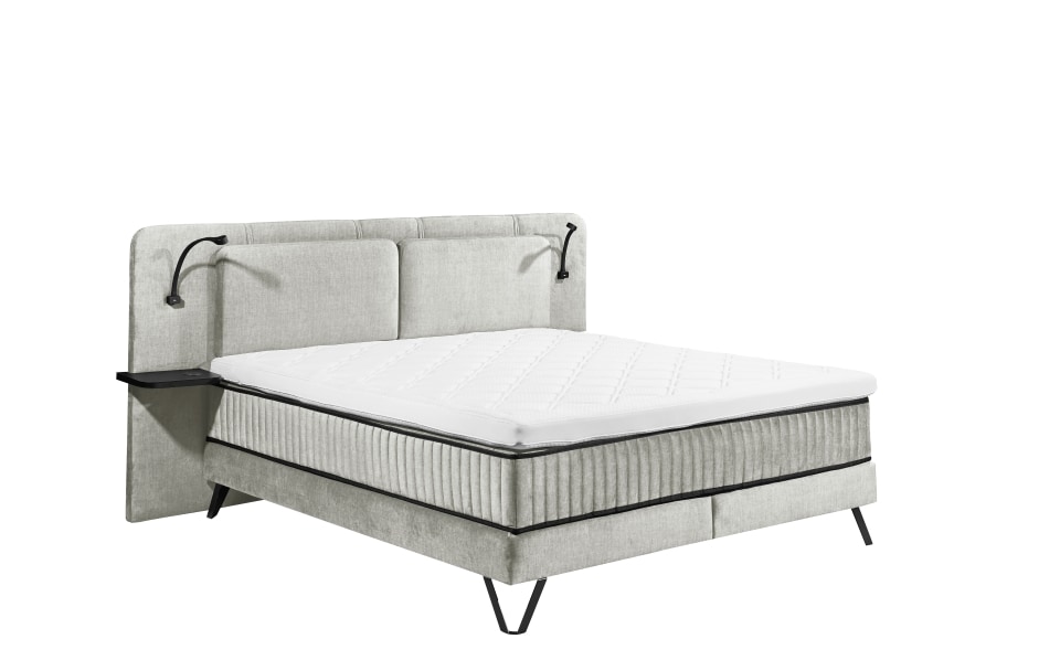 Milazzo-Anthology_0000_Silver-2 Innovativer Luxus: Entdecken Sie das ED Exciting Design Boxspringbett Milazzo in Silver mit 9-Zonen-Tonnentaschenfederkern