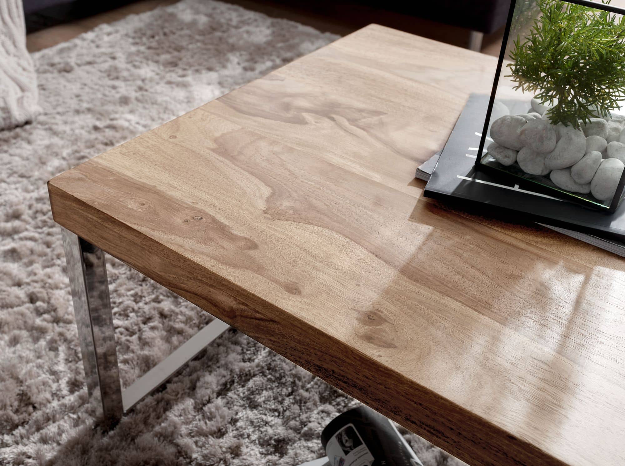 Couchtisch GUNA Massiv-Holz Akazie 120 cm breit Wohnzimmer-Tisch Design dunkel-braun Landhaus-Stil Beistelltisch Couchtisch GUNA Massiv-Holz Akazie 120 cm breit Wohnzimmer-Tisch Design dunkel-braun Landhaus-Stil Beistelltisch