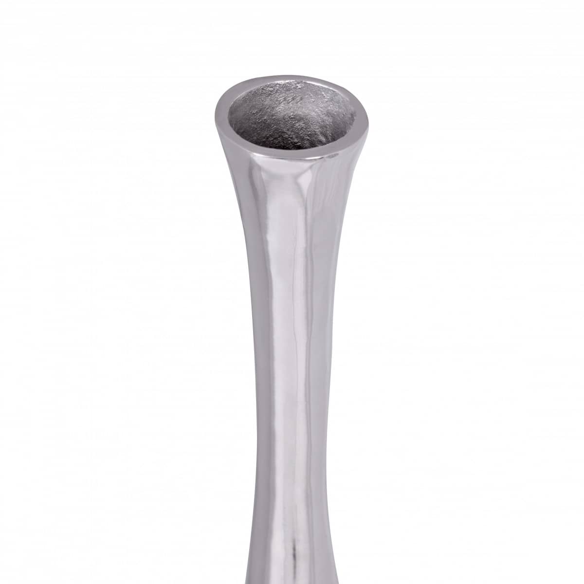 41670-WOHNLING-Deko-Vase-Bottle-S-WL1-919-WL1-919_3 Deko Vase groß BOTTLE S Aluminium modern mit 1 Öffnung in Silber