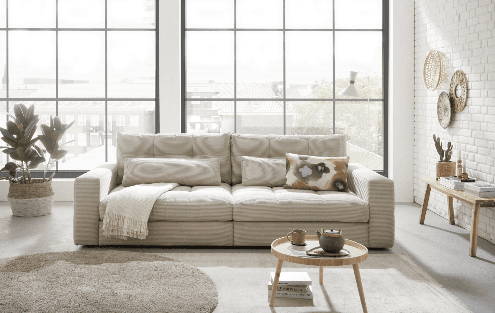 Big Sofa Jasper Breitcord – ED Exciting Design | optional mit Hocker