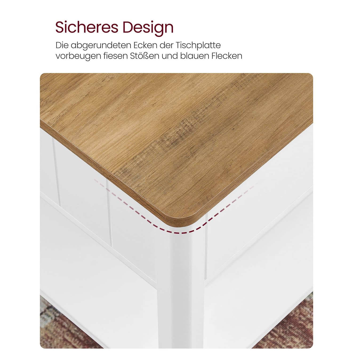 Couchtisch mit 2 Schubladen Couchtisch mit 2 Schubladen