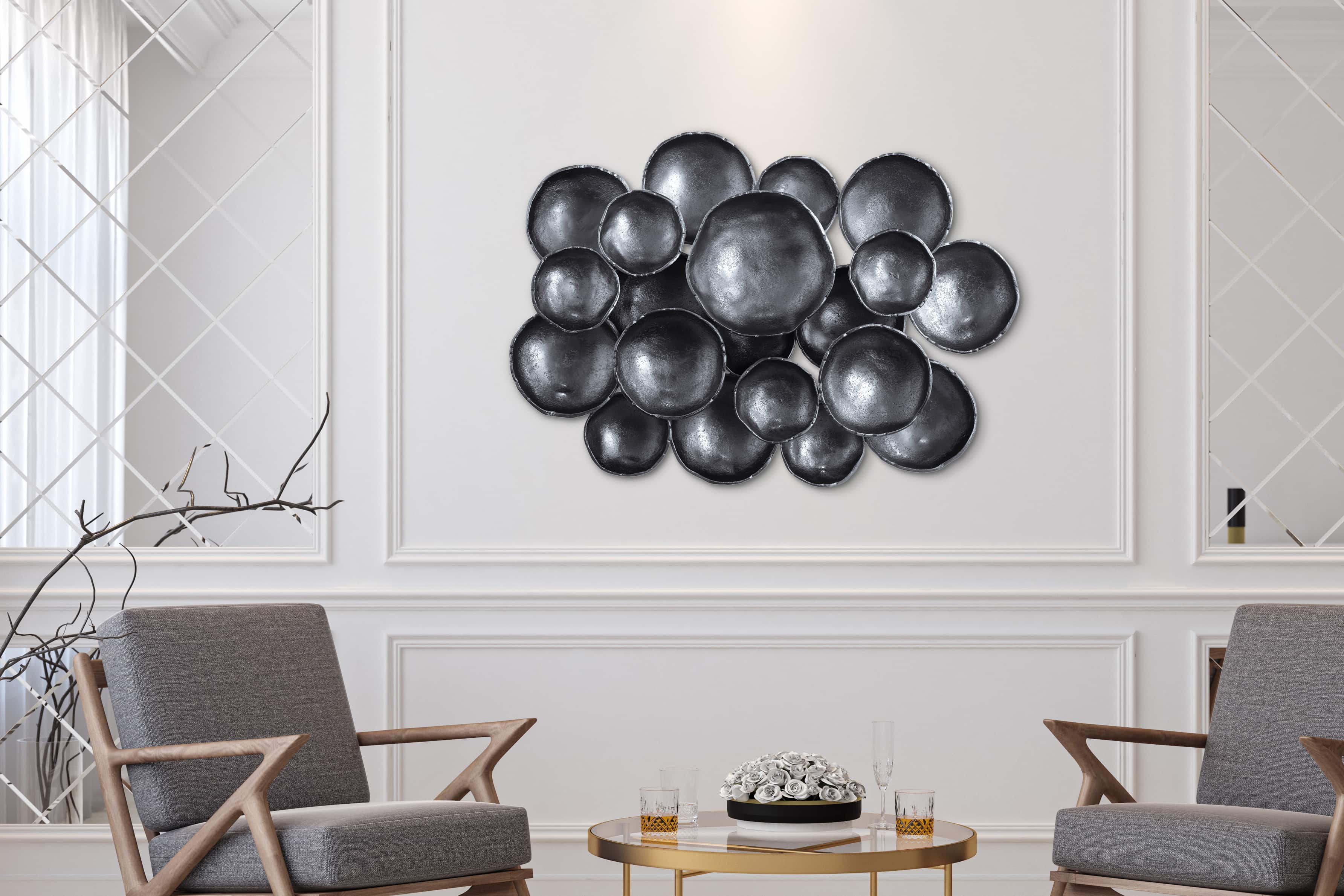 Wanddeko Domizil 125 Schwarz Wanddeko Domizil 125 Schwarz