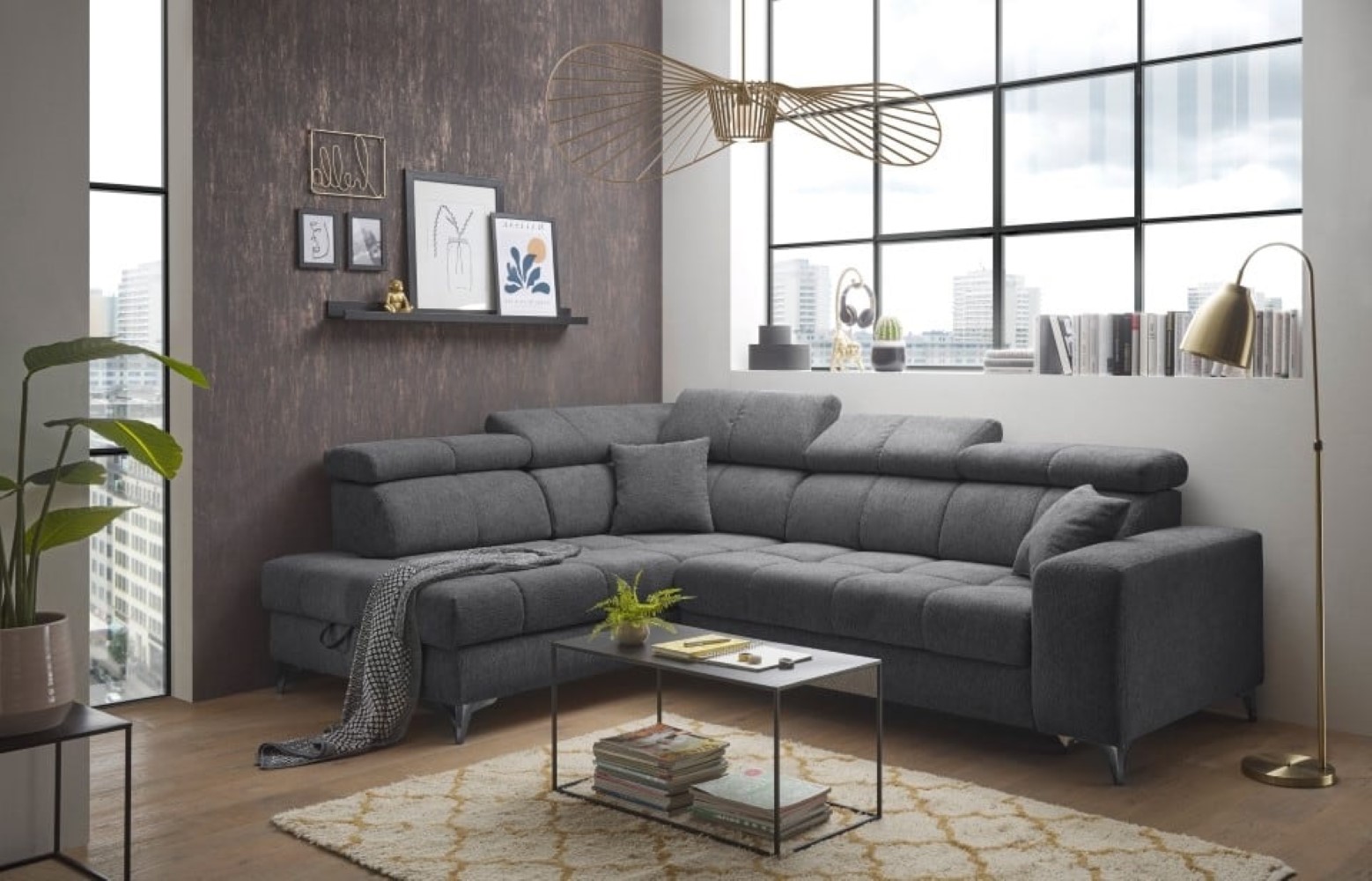 Ecksofa mit Schlaffunktion Sydney – ED Exciting Design
