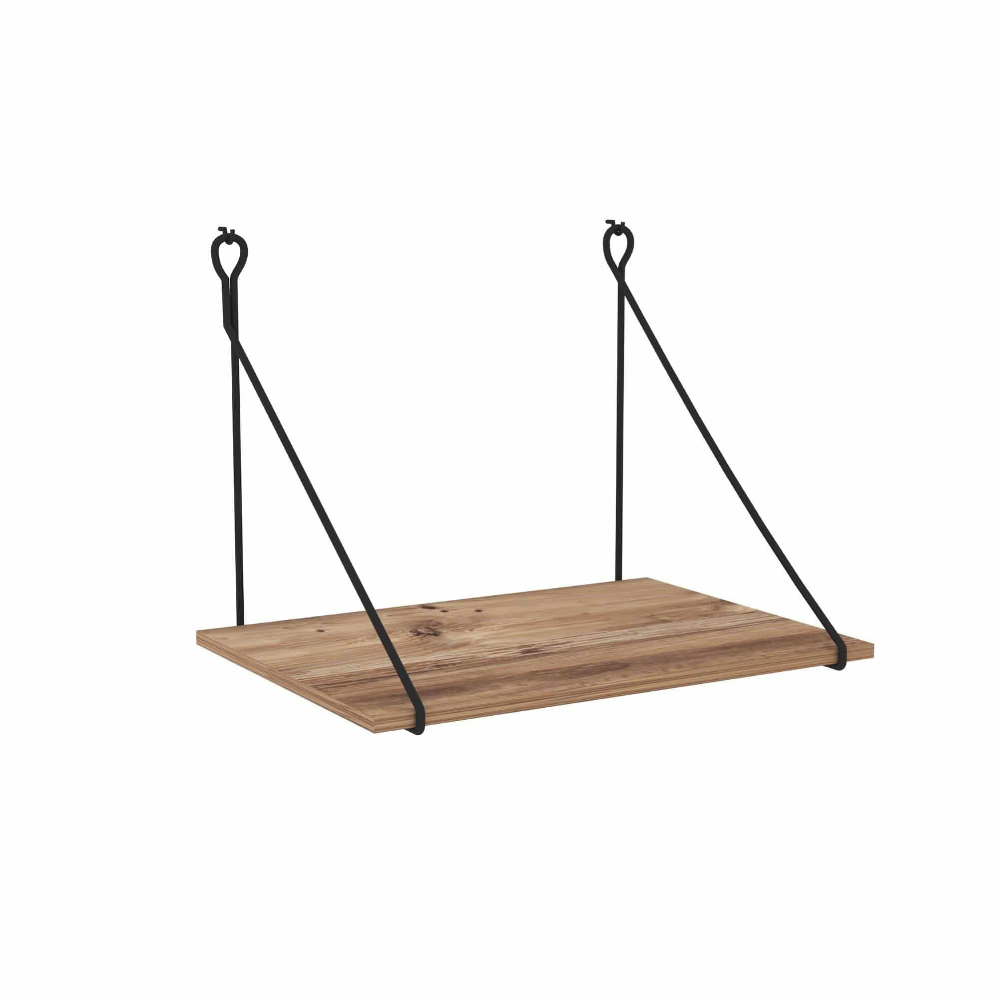 Tuna - Walnuss - hängende Schreibtischplatte