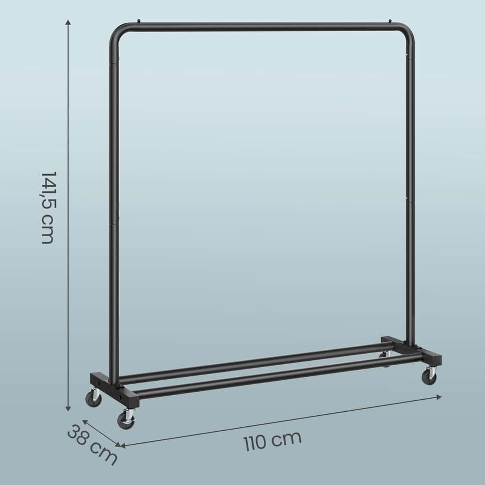 Kleiderständer, Kleiderstange auf Rollen, Garderobenständer Kleiderständer, Kleiderstange auf Rollen, Garderobenständer