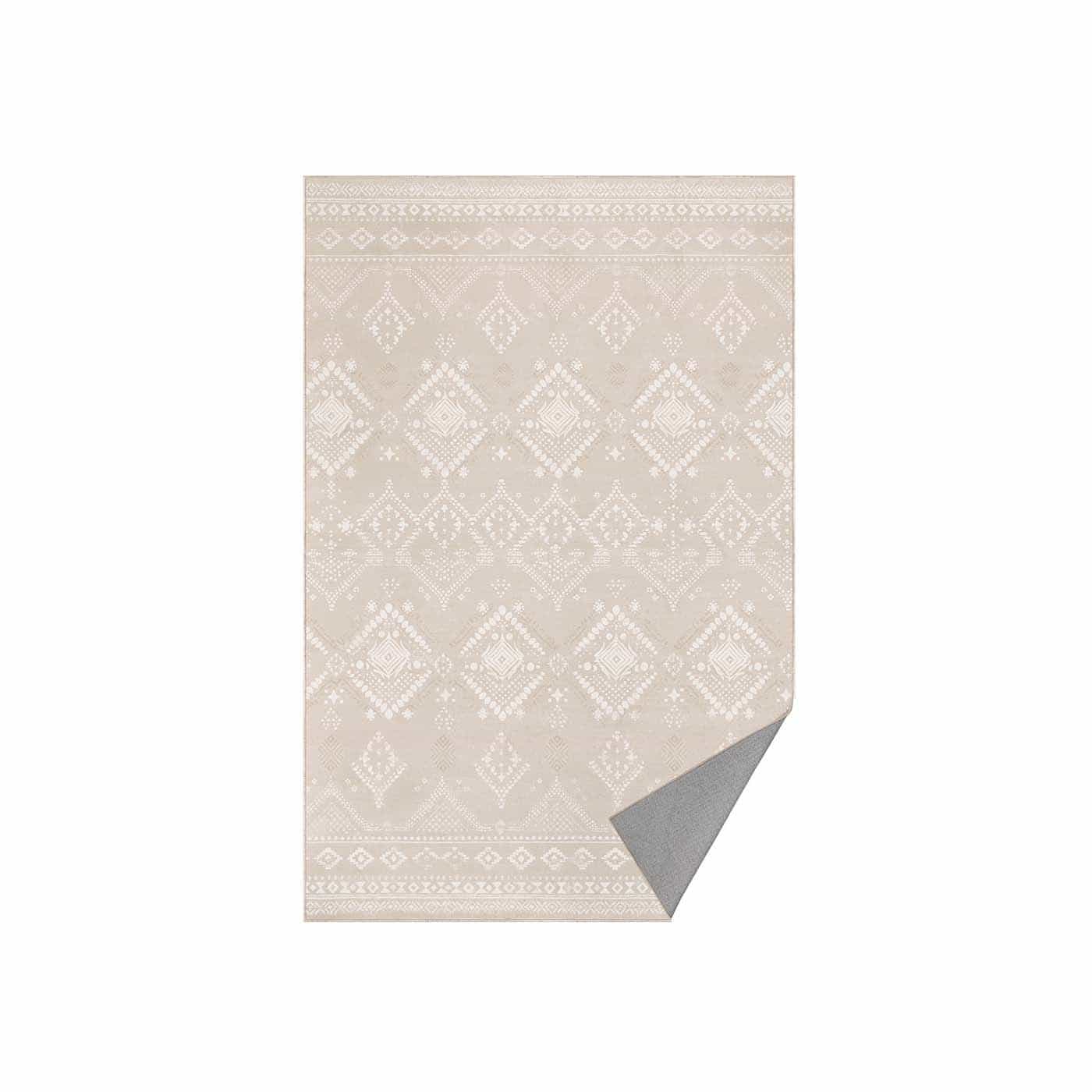 Boho Teppich 200 x 290 cm flauschig cappuccinobeige Boho Teppich 200 x 290 cm flauschig cappuccinobeige
