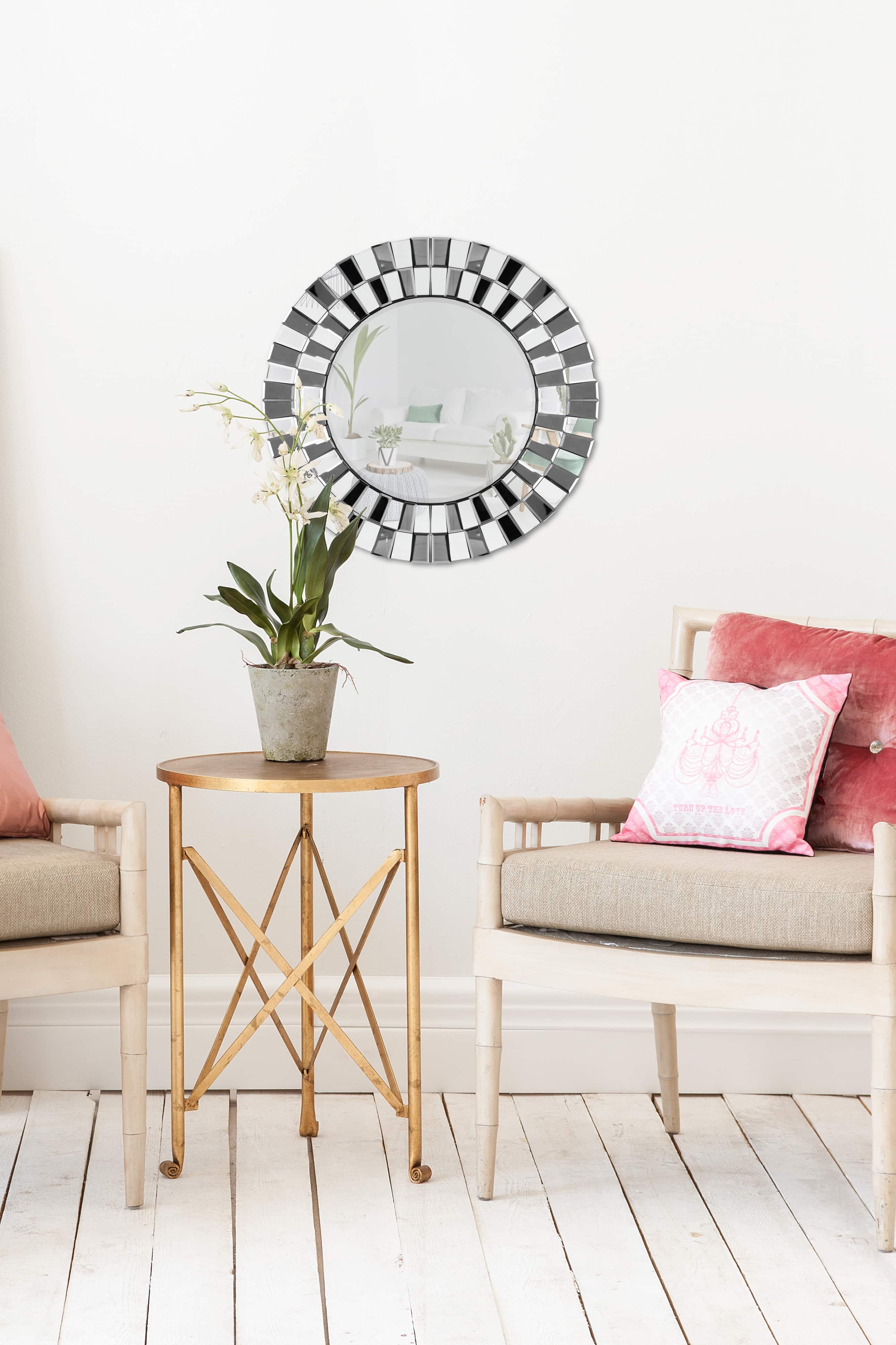 Wandspiegel Horus 410 Silber Wandspiegel Horus 410 Silber