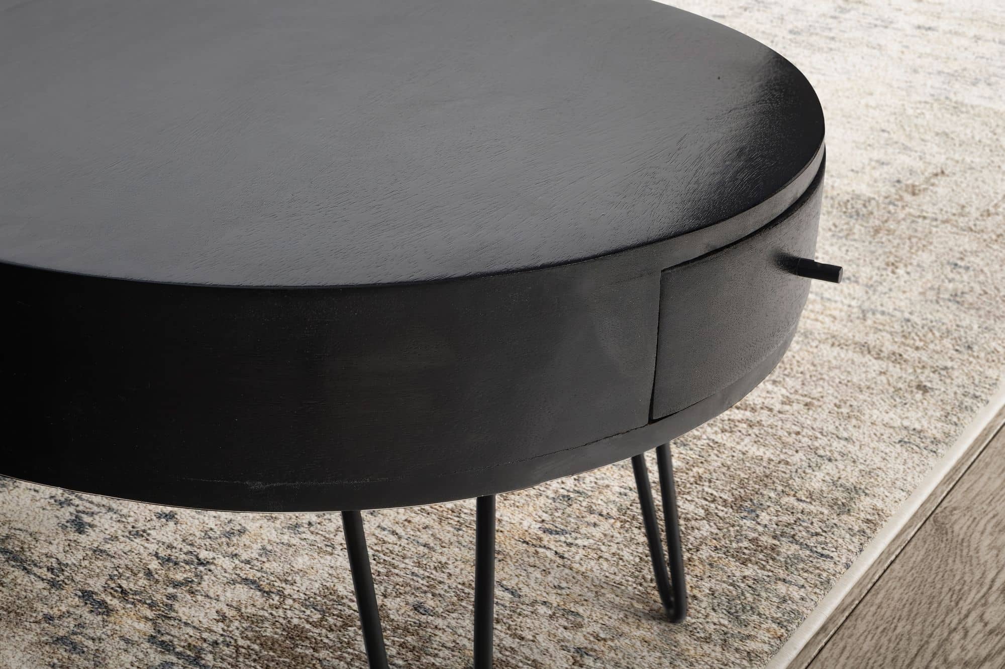 Couchtisch 60x60x43 cm Mango Massivholz Metall Sofatisch Couchtisch 60x60x43 cm Mango Massivholz Metall Sofatisch