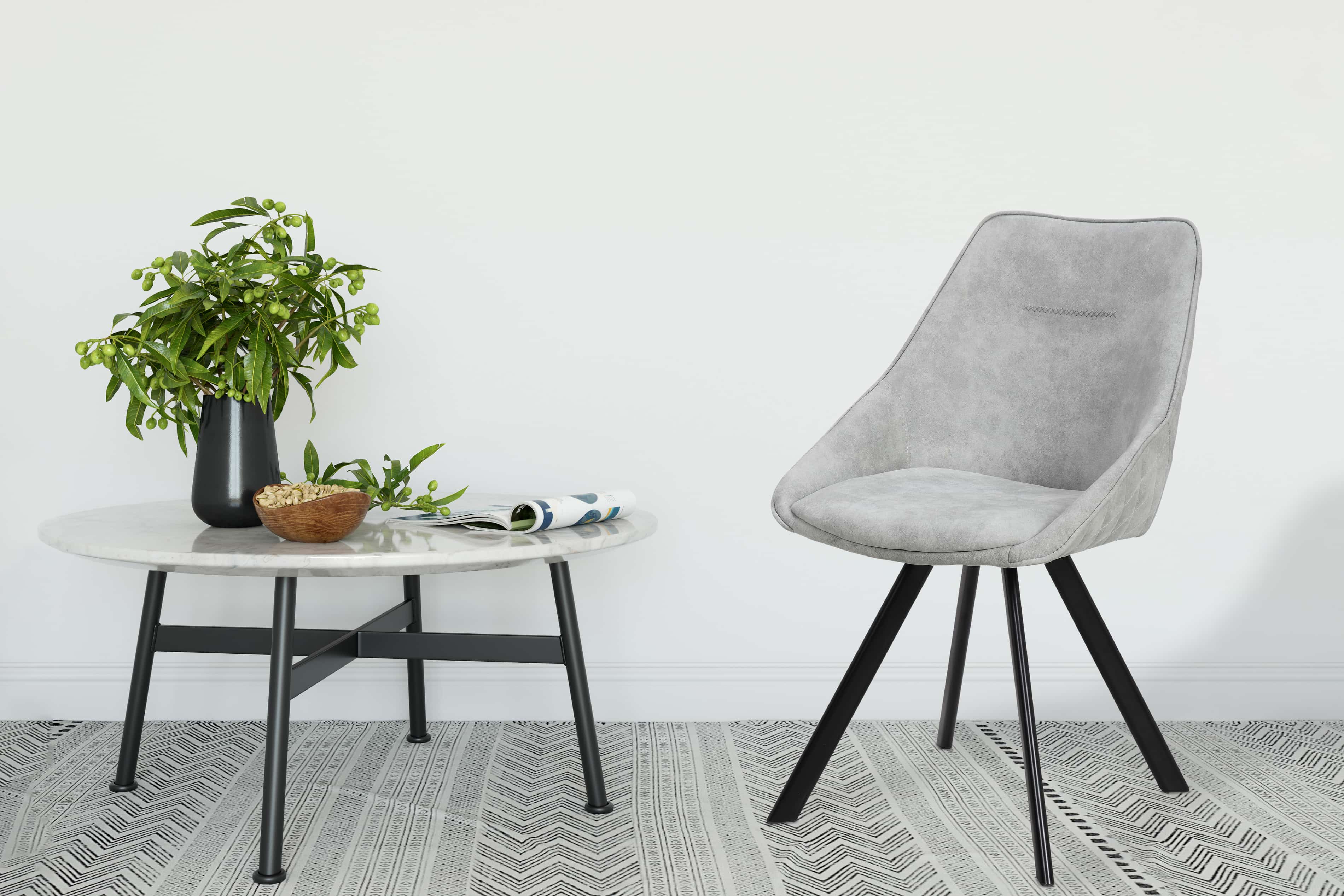 Stuhl Cowboy 110 2er-Set Grau Stuhl Cowboy 110 2er-Set Grau