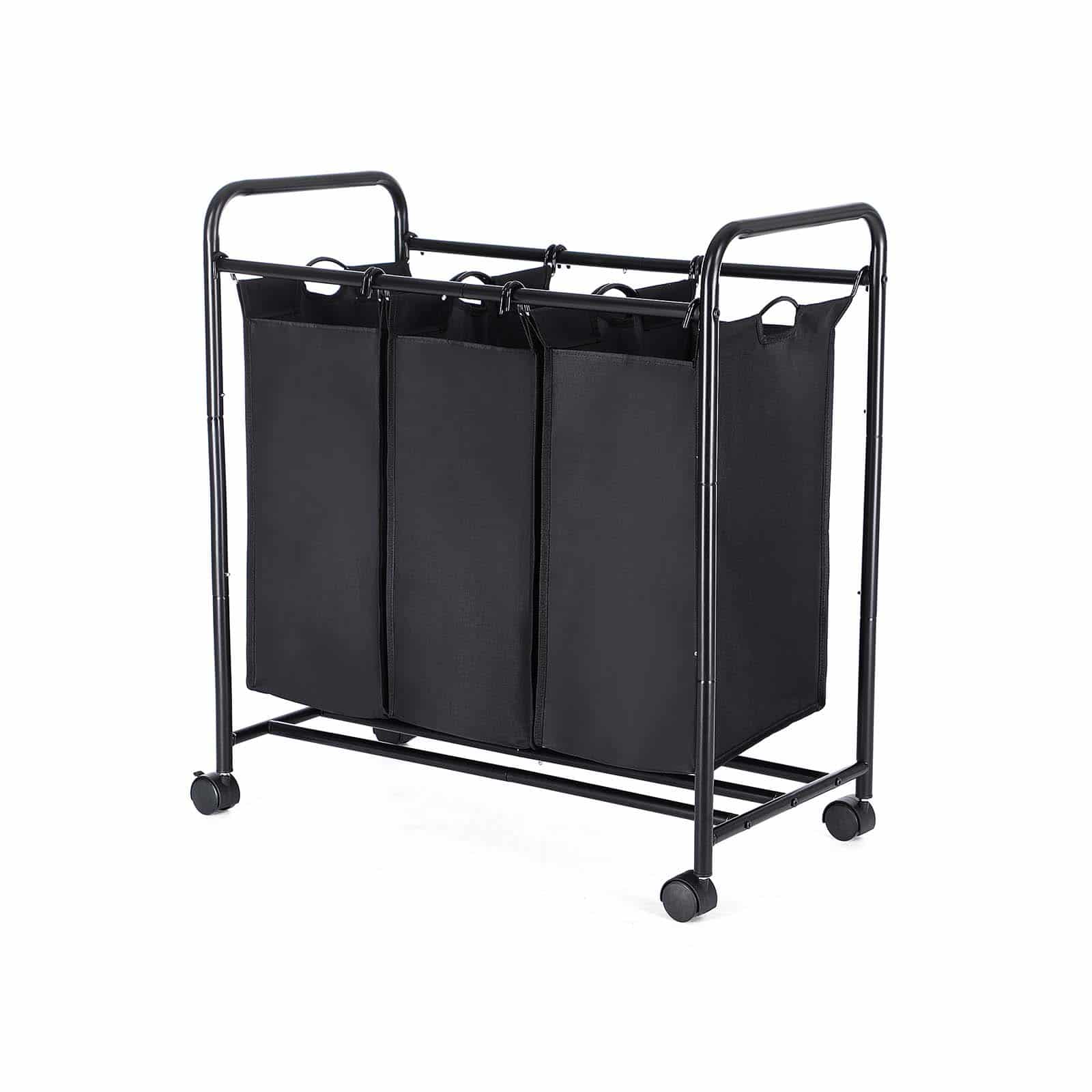 Wäschesammler 3 x 44 L Schwarz-LSF003B Wäschesammler 3 x 44 L Schwarz-LSF003B