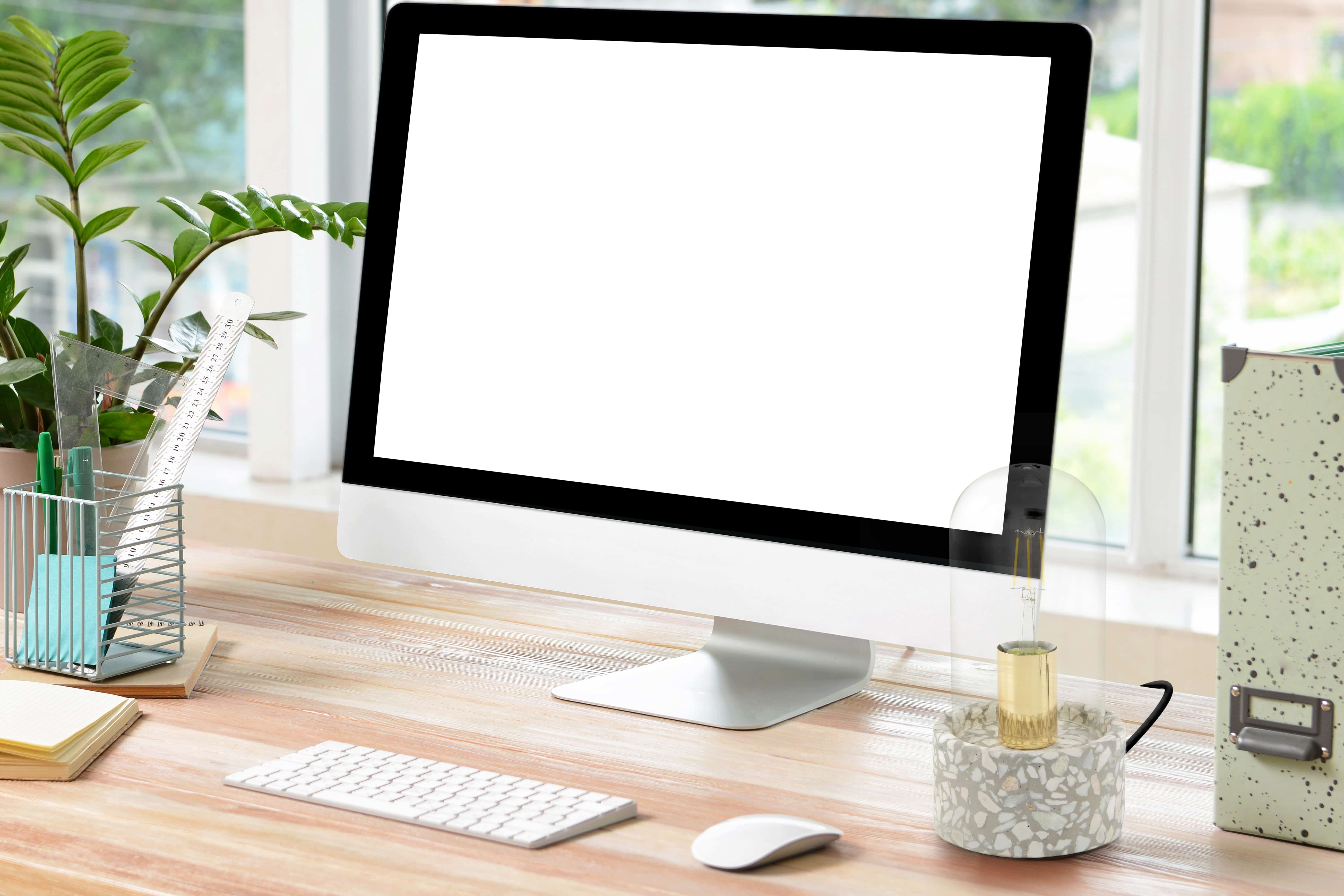 Tischlampe Curacao 725 Grau / Weiß