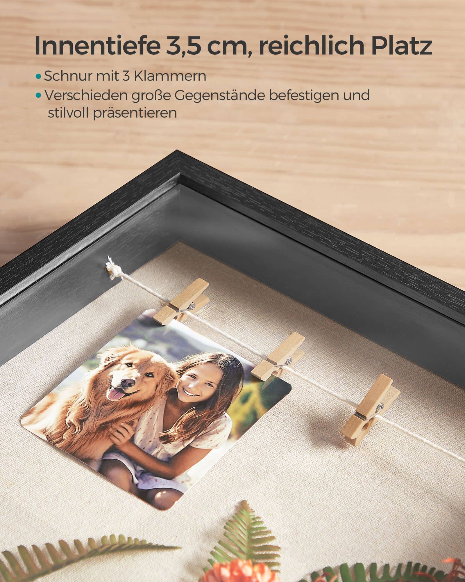 Bilderrahmen Glas Geschenkidee schwarz-RPF009B02 Bilderrahmen Glas Geschenkidee schwarz-RPF009B02