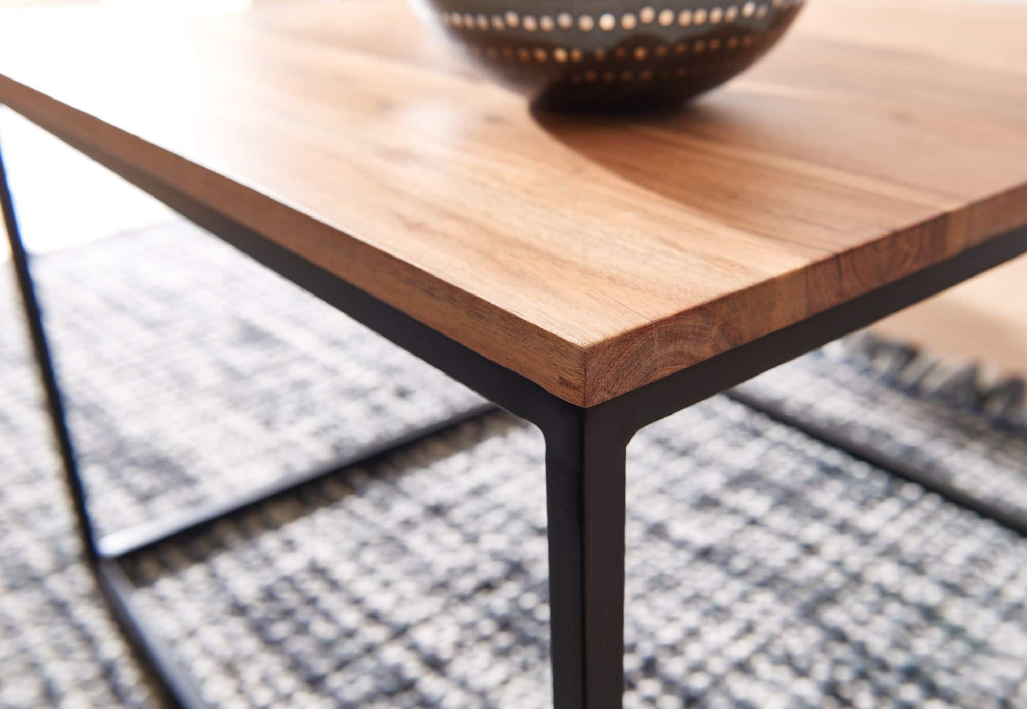 60532-Wohnling-Couchtisch-Akazie-60-x-60-x-40-cm-WL6-361-WL6-361_3 Couchtisch 60x60x41 cm Massivholz Metall Sofatisch Wohnzimmertisch Akazie