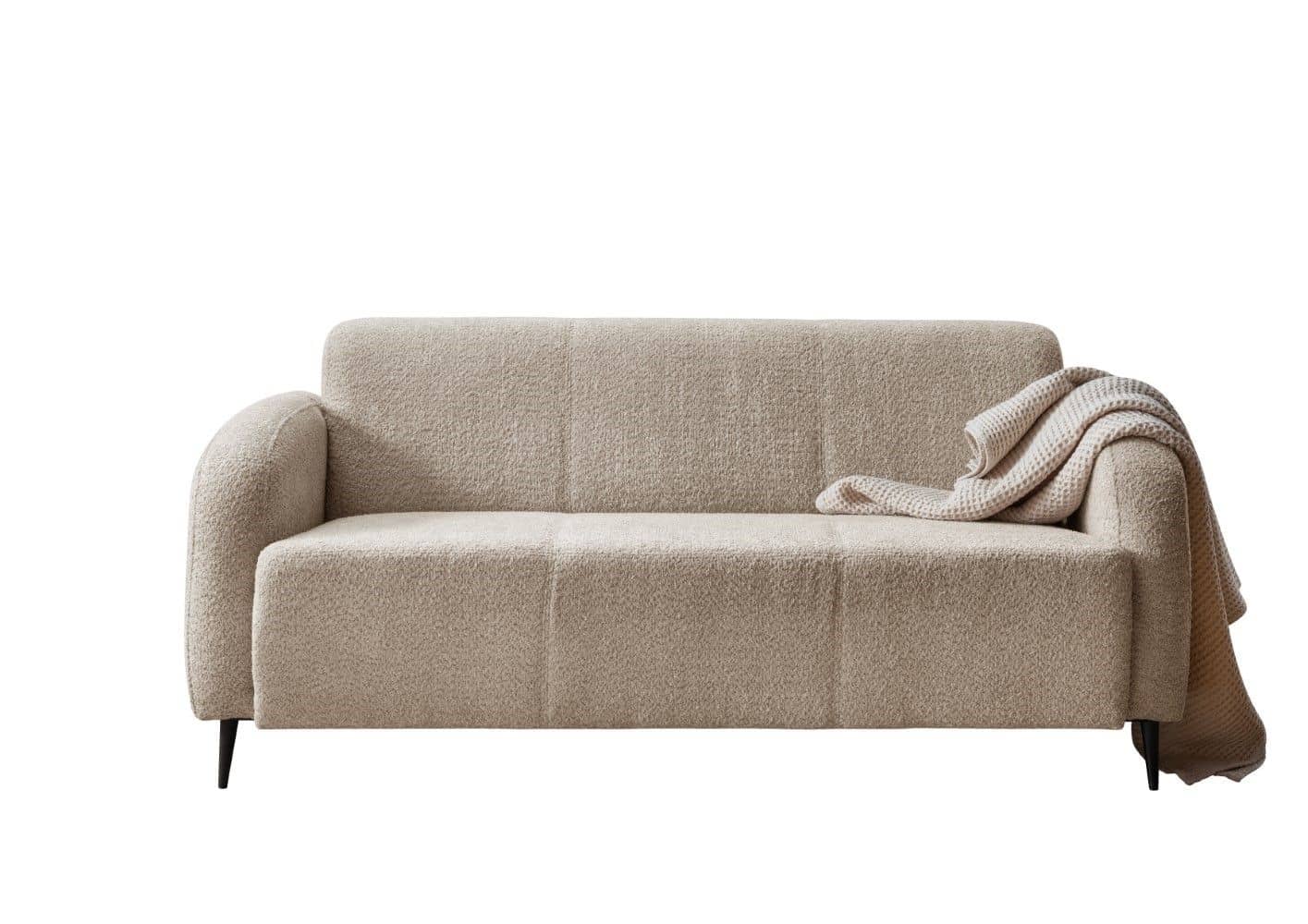 Sofa Set Marone 3er+2er+Sessel von Benformato mit Metallfüßen | verschiedene Farben