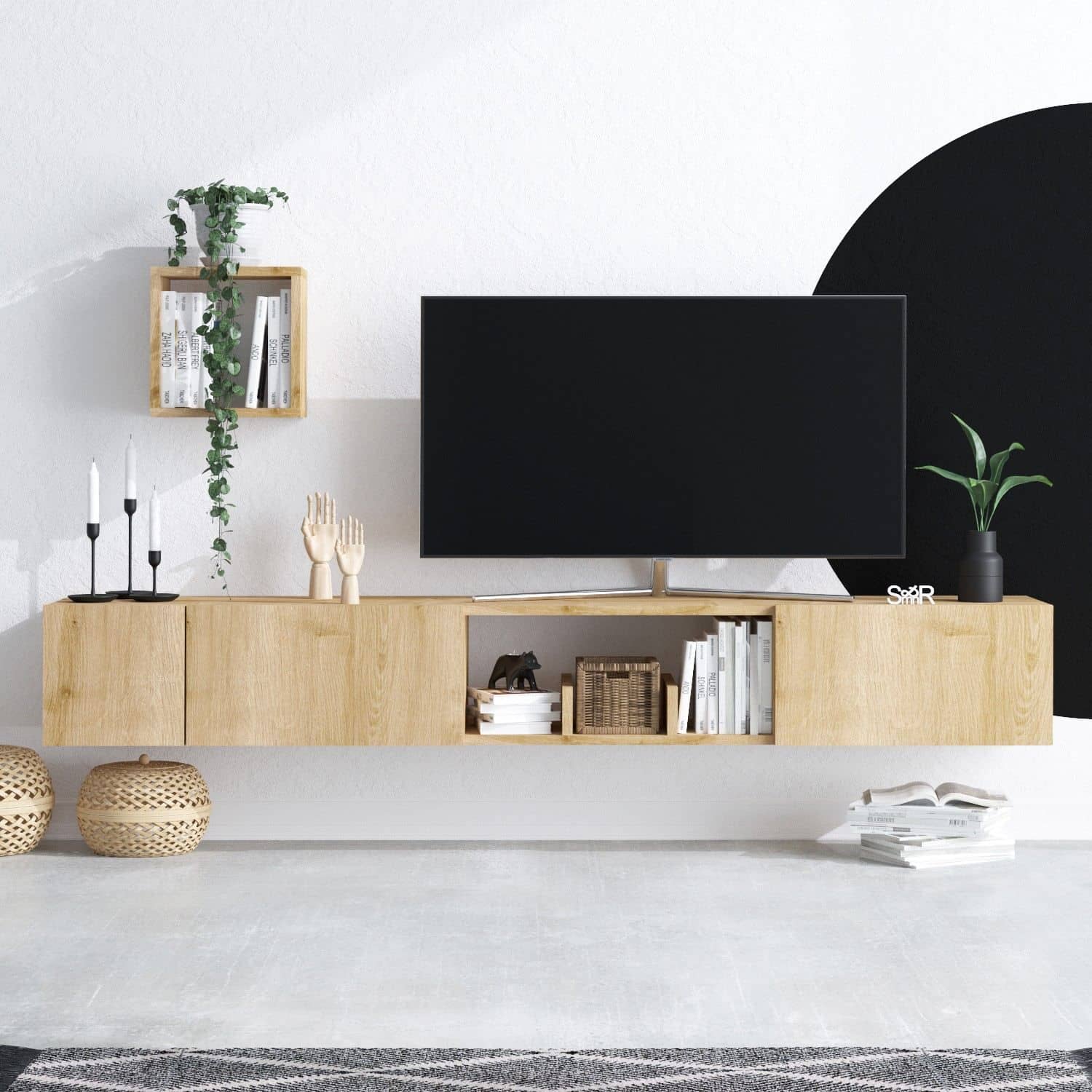 Avior - TV Lowboard mit Regal