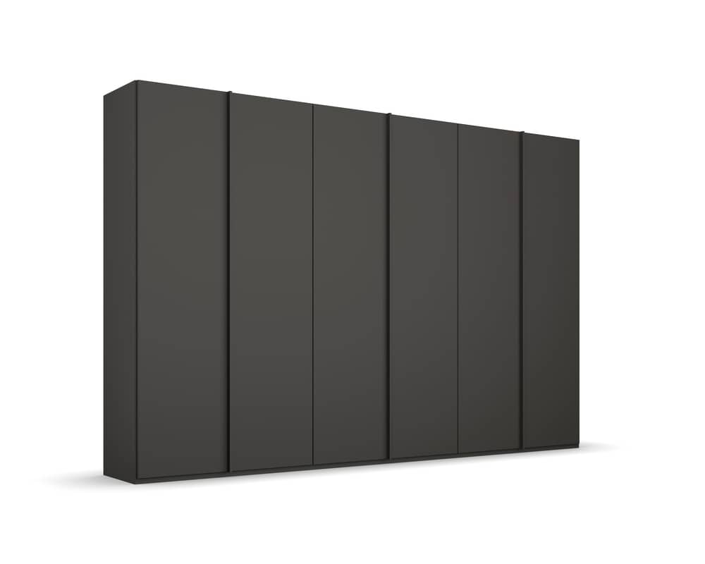 6-türiger Kleiderschrank SKAT Meridian von Rauch - Alpinweiß, Seidengrau, Graphit, Soft-Close, Made in Germany 6-türiger Kleiderschrank SKAT Meridian von Rauch - Alpinweiß, Seidengrau, Graphit, Soft-Close, Made in Germany