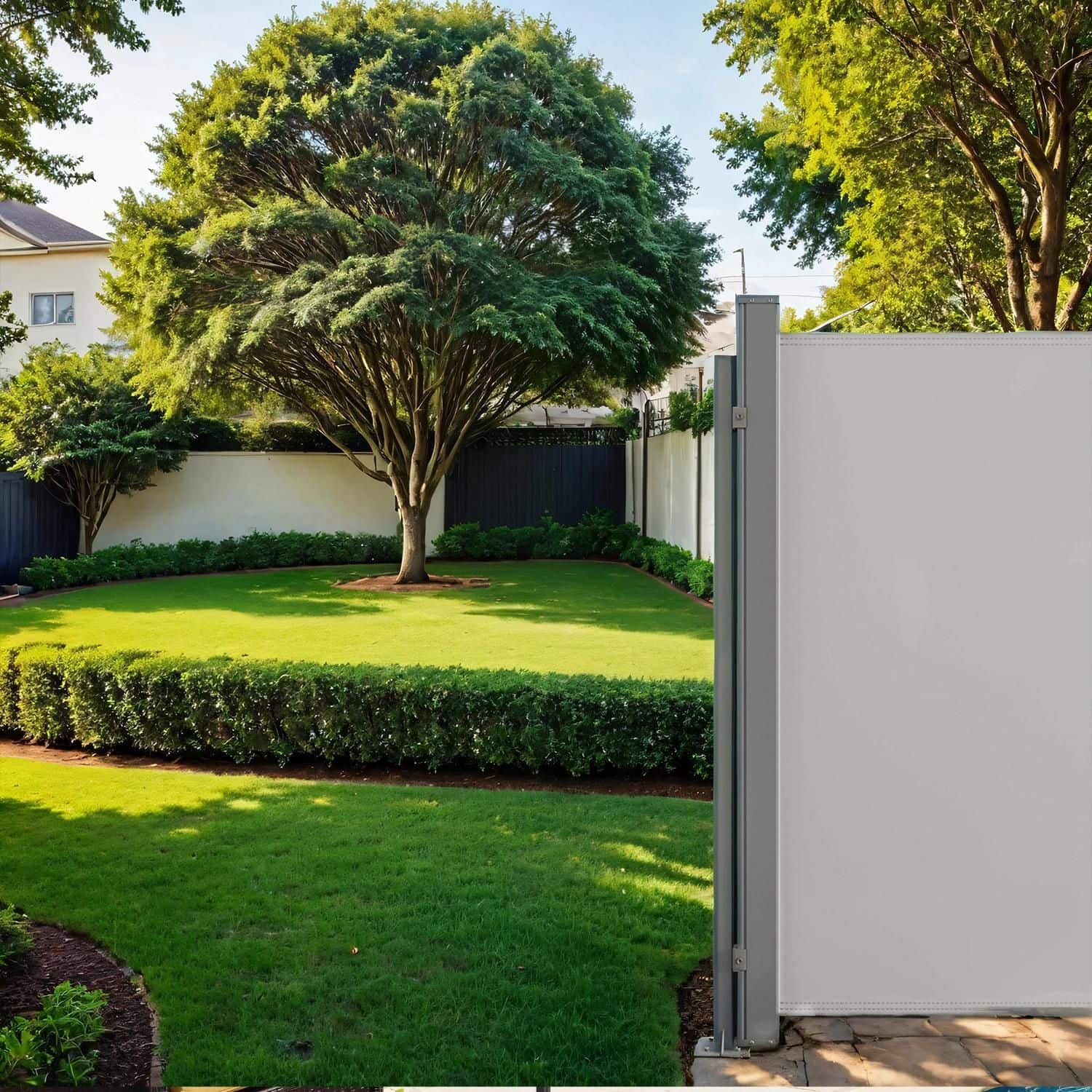 Standpfosten für Markisenkasten, Haltestange, Keine Wandmontage der Markise erforderlich Standpfosten für Markisenkasten, Haltestange, Keine Wandmontage der Markise erforderlich