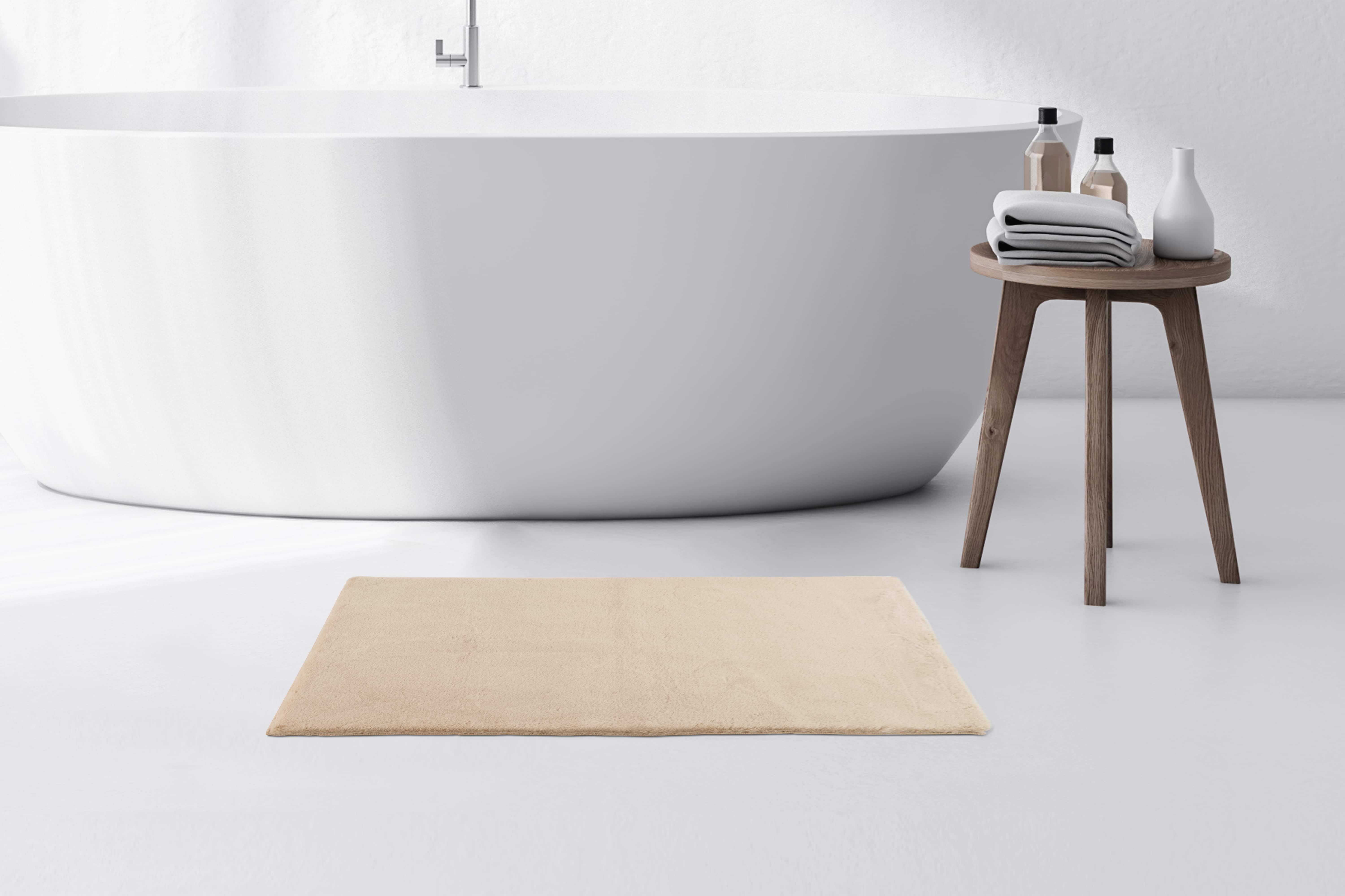Badematte Rabbit Light 425 Beige Ø 100cm RUND Badematte Rabbit Light 425 Beige Ø 100cm RUND