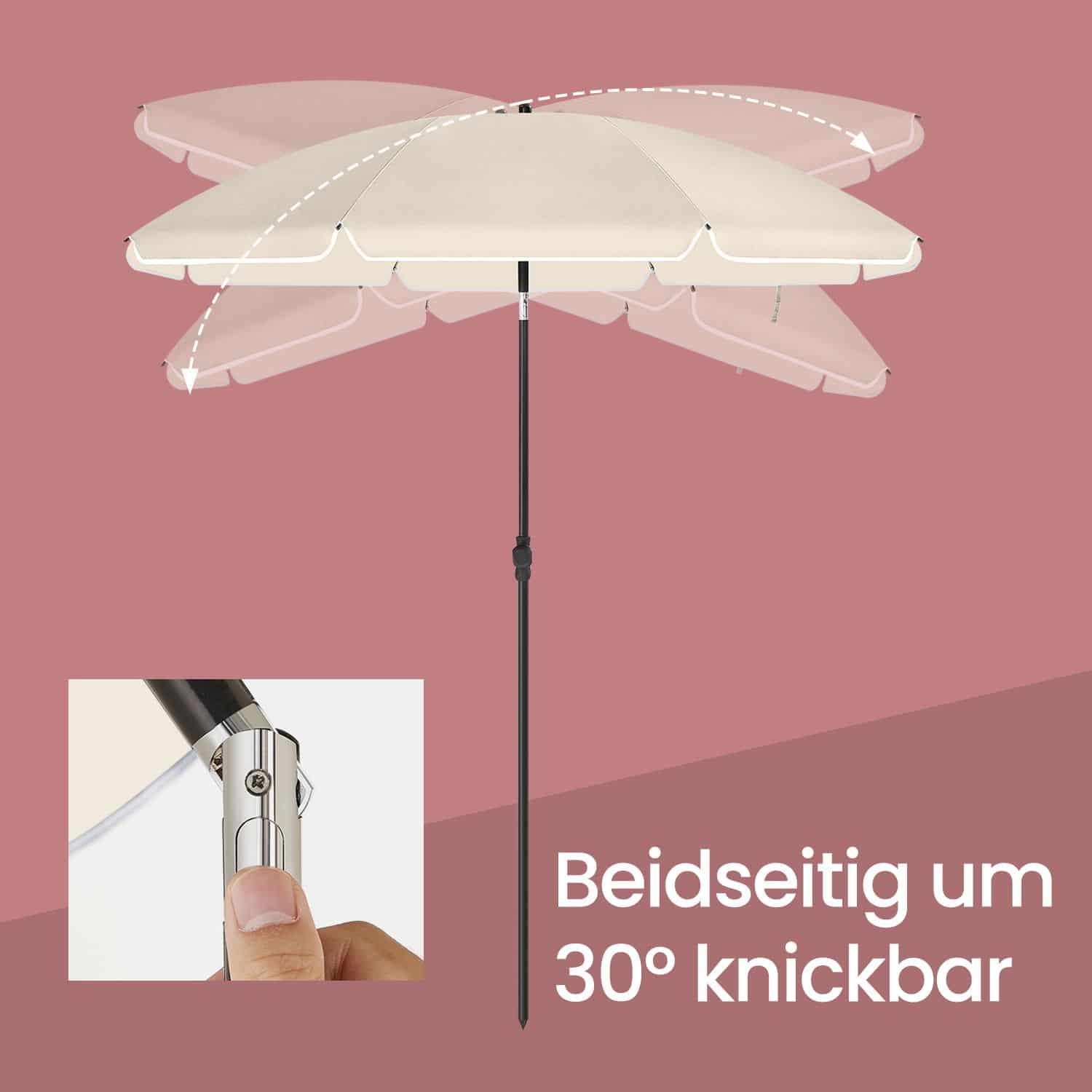 Sonnenschirm 160 cm, Sonnenschutz, UPF 50+ Sonnenschirm 160 cm, Sonnenschutz, UPF 50+