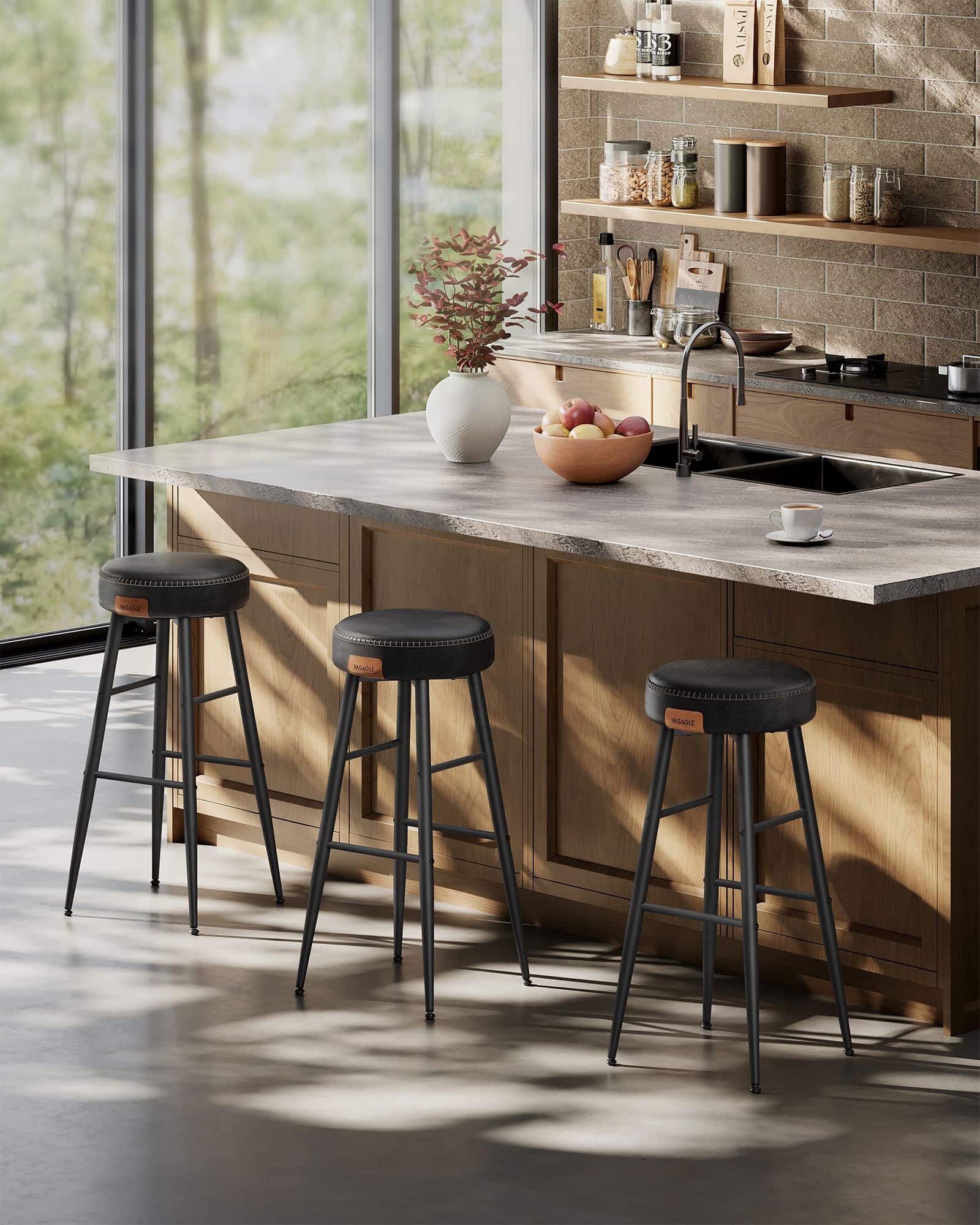 EKHO Kollektion - Barhocker 2er Set basisschwarz EKHO Kollektion - Barhocker 2er Set basisschwarz