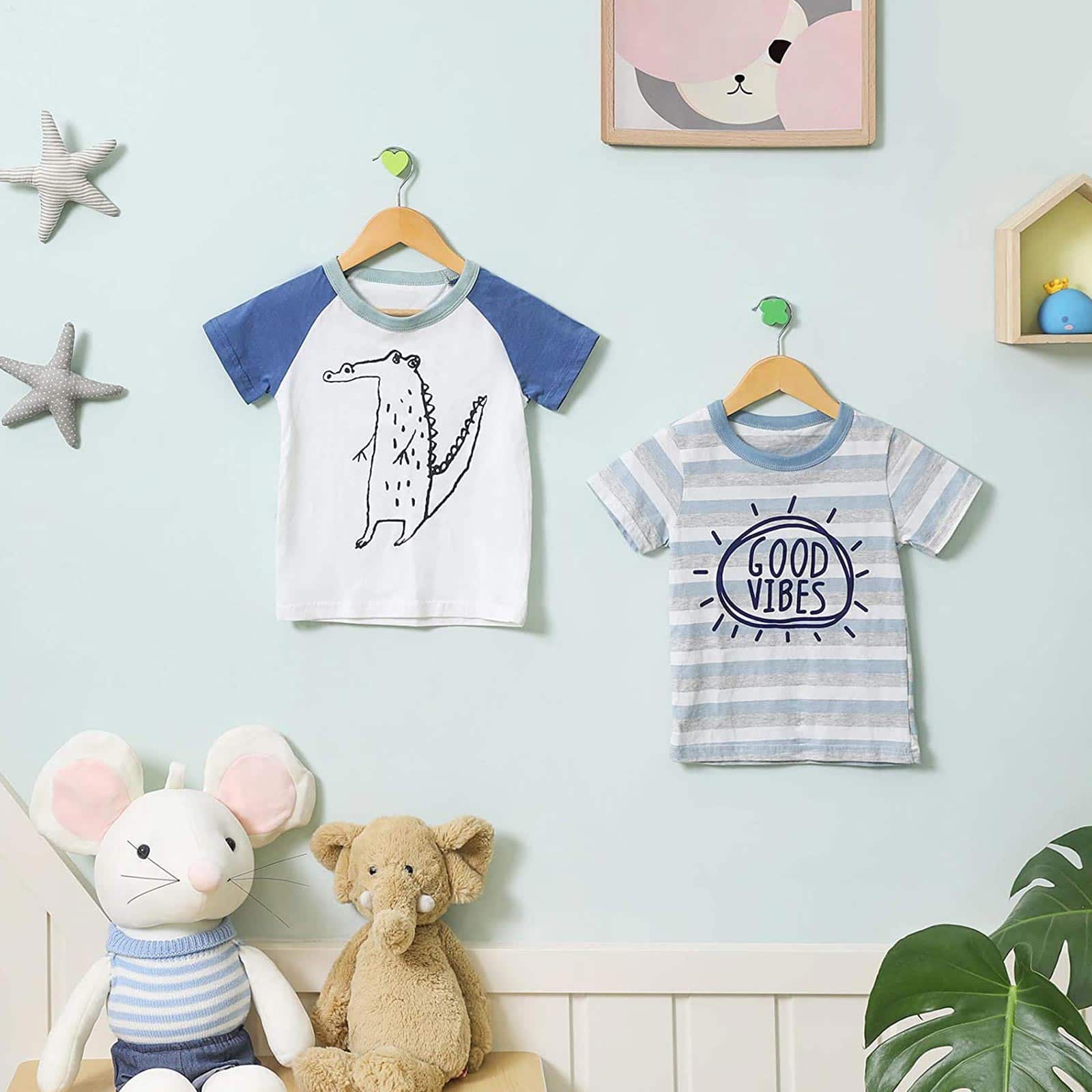 Kinderkleiderbügel aus Massivholz 10er Set-CRW006N01