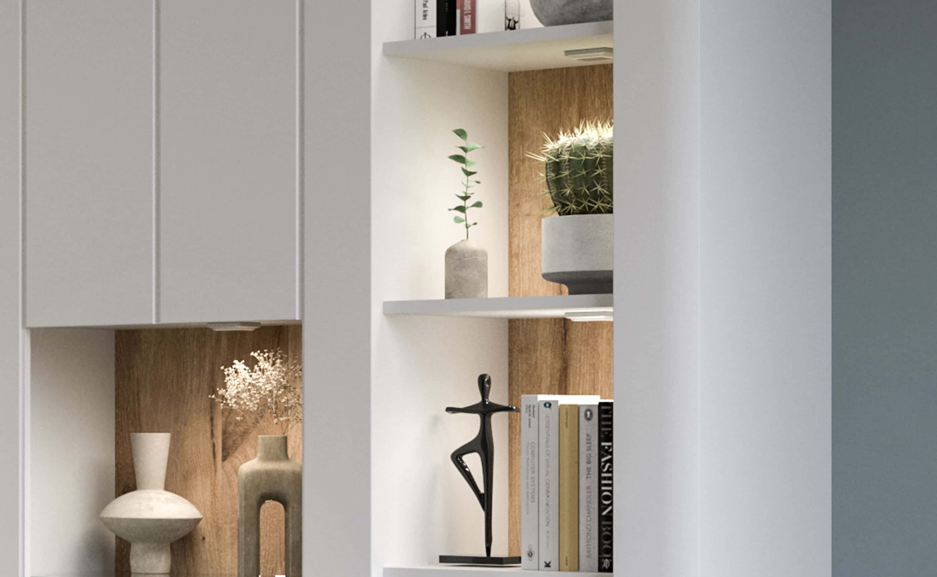 Beleuchtung Unterbauspot WARM Weiss 2er