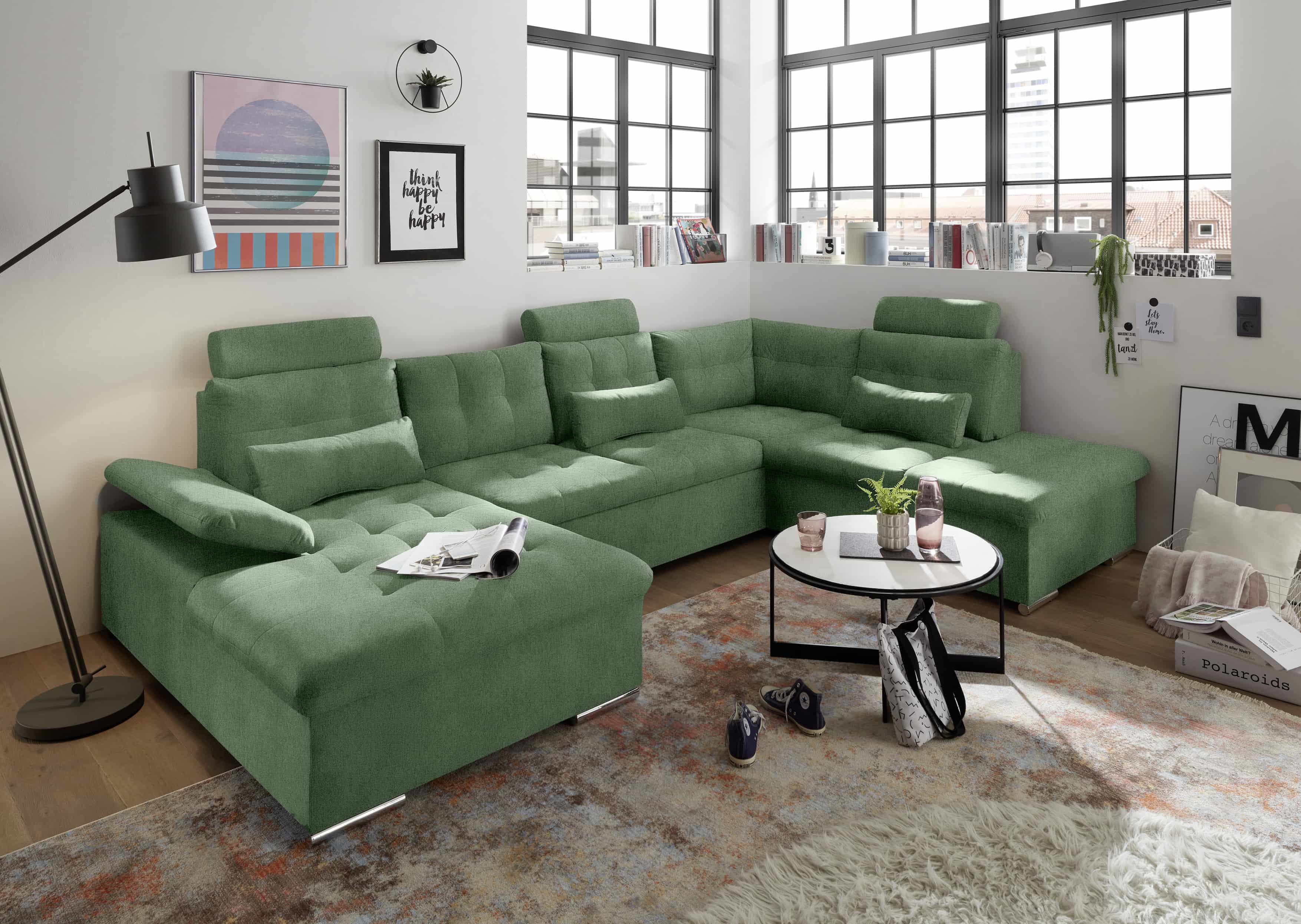 Schlafsofa grün - Medan XXL Schlafsofa grün - Medan XXL