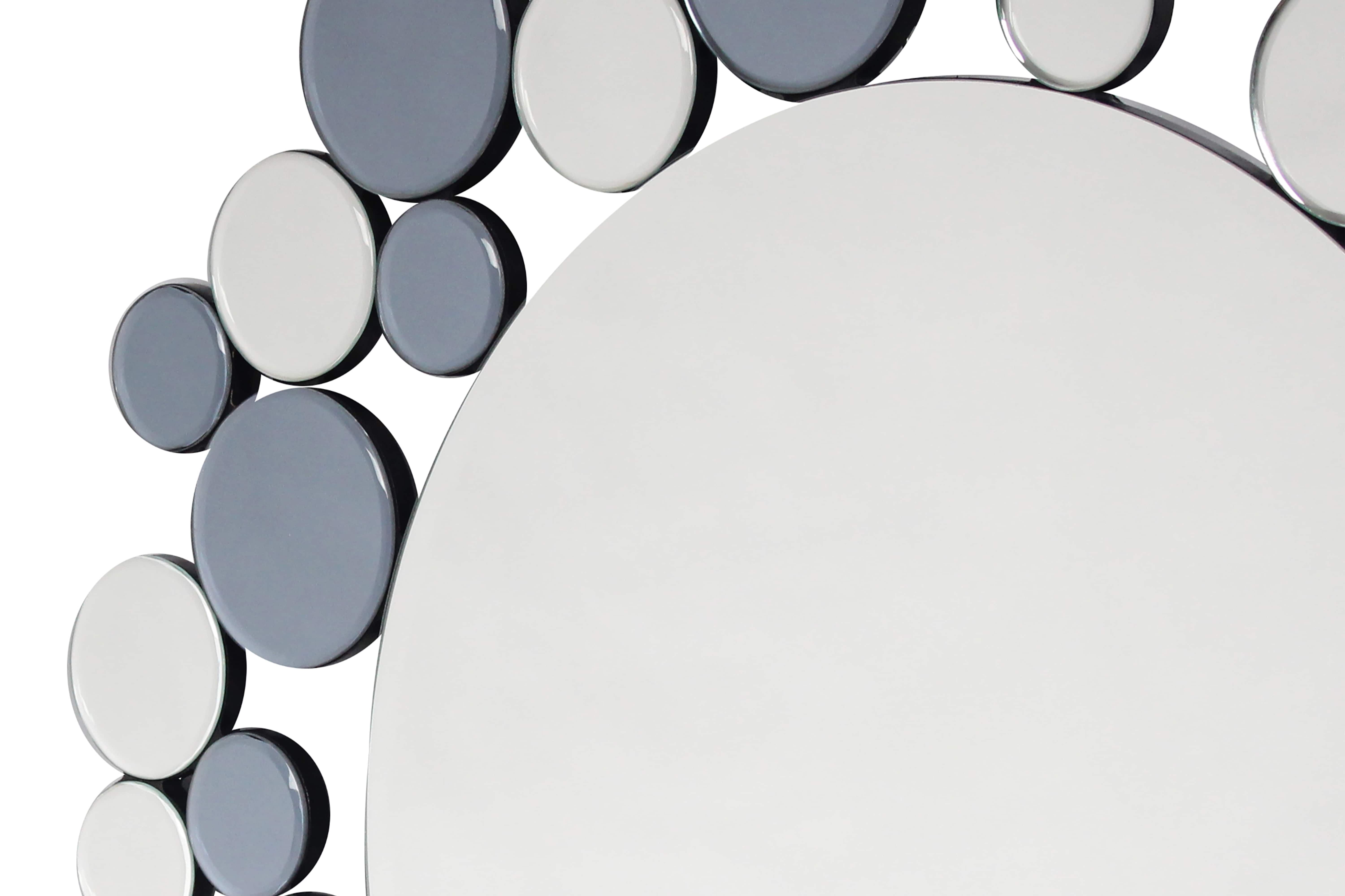 Wandspiegel Bubble 1925 Silber / Schwarz Wandspiegel Bubble 1925 Silber / Schwarz