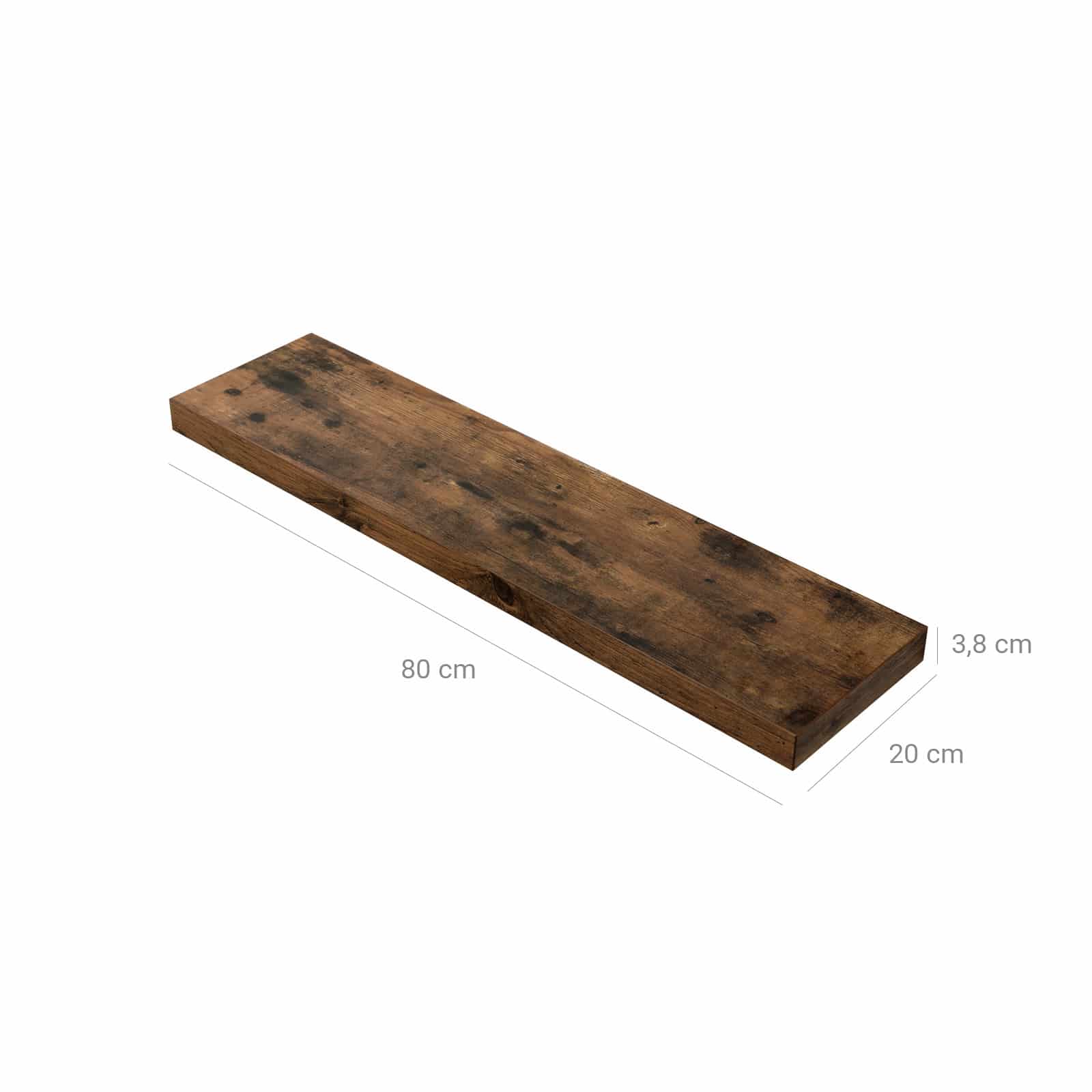 Wandboard 80 cm Holzoptik Vintage-B34LWS28BX Wandboard 80 cm Holzoptik Vintage-B34LWS28BX